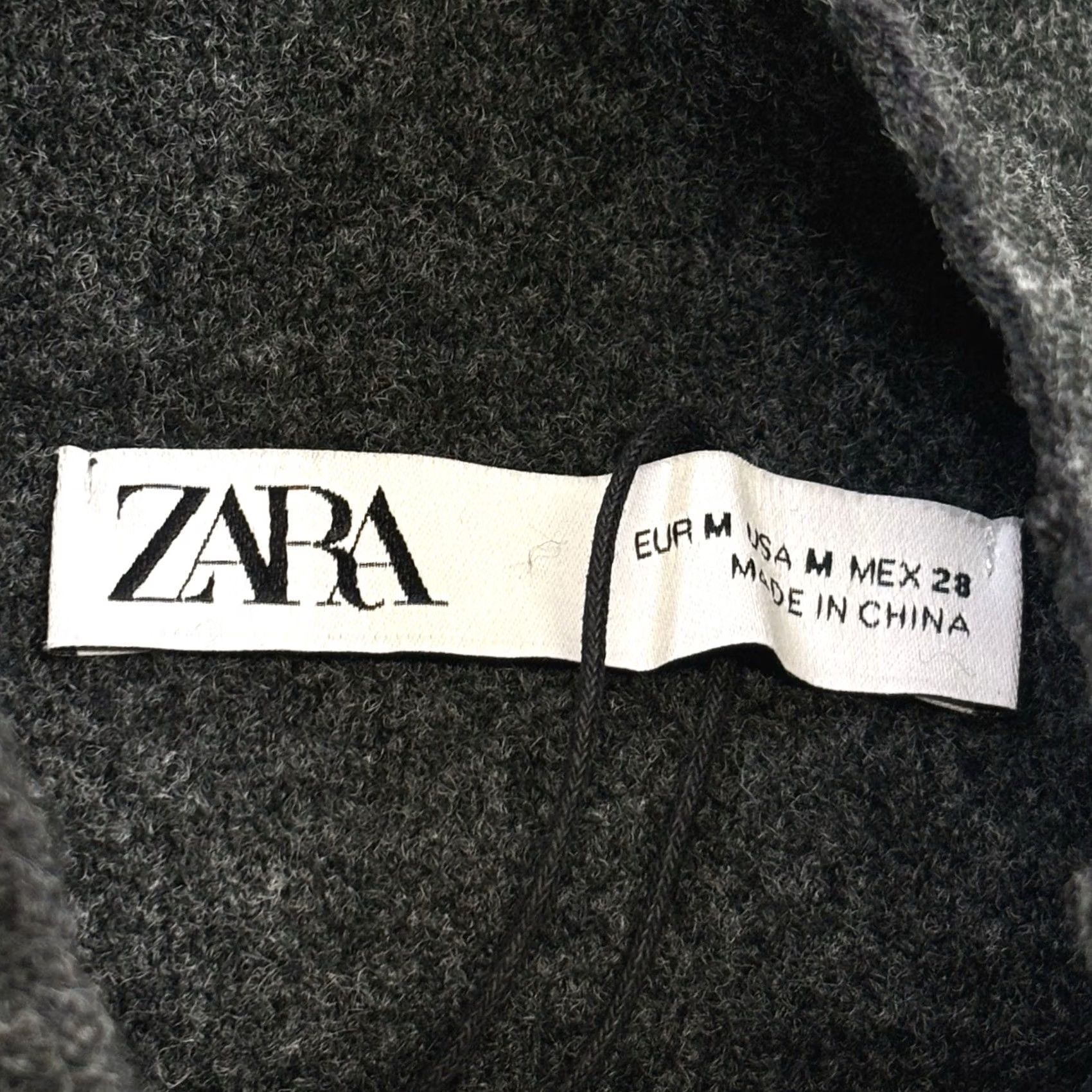 Zara Zara Knit Sweater Jumper Women M Grey Pullover Knit Christmas Casual Travel Party/Cocktail Knitwear Size M / US 6-8 / IT 42-44 - 6 Thumbnail