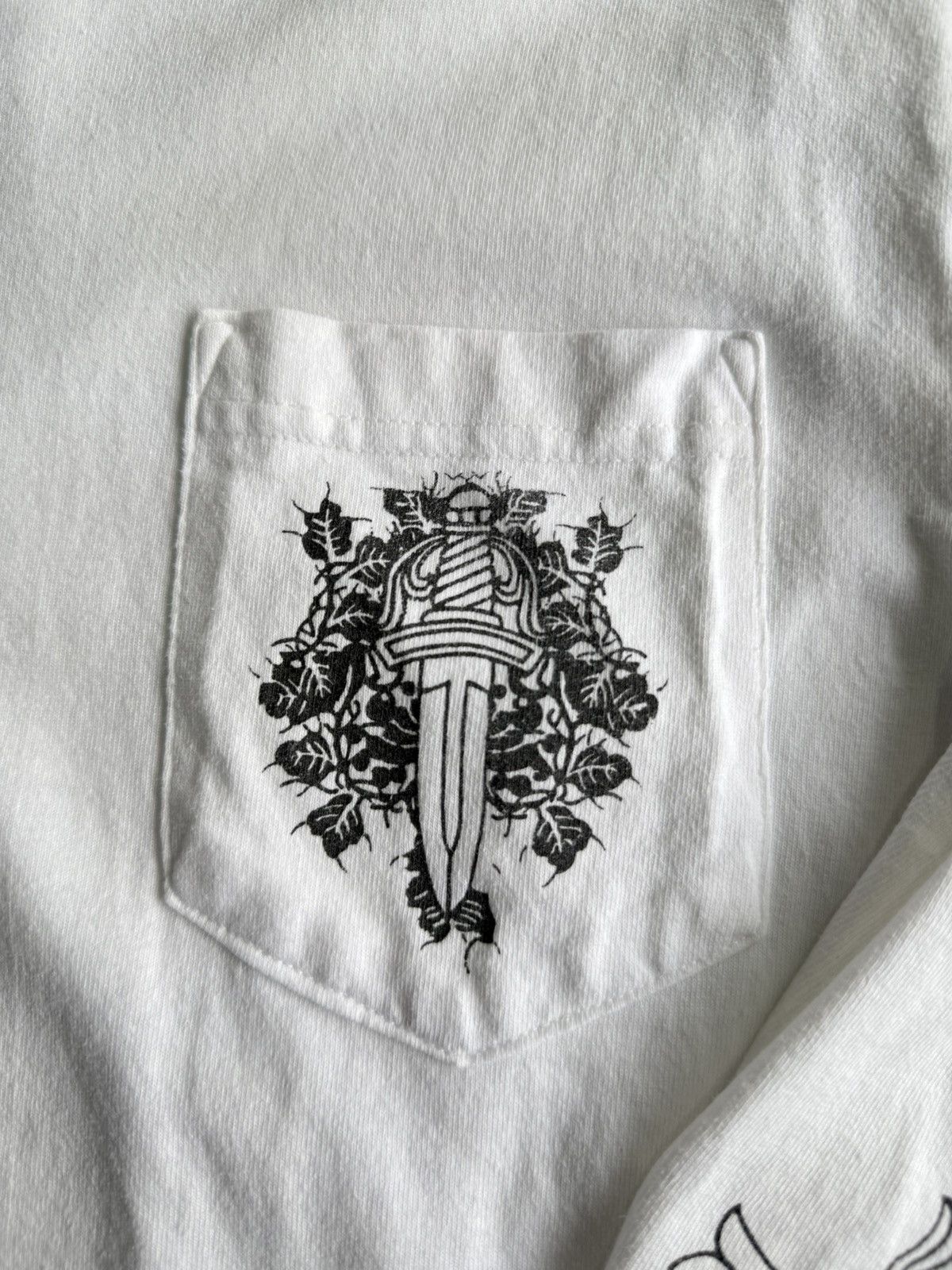 Chrome Hearts Rare 90s - Vine Dagger Pocket Longsleeves Size US S / EU 44-46 / 1 - 6 Thumbnail