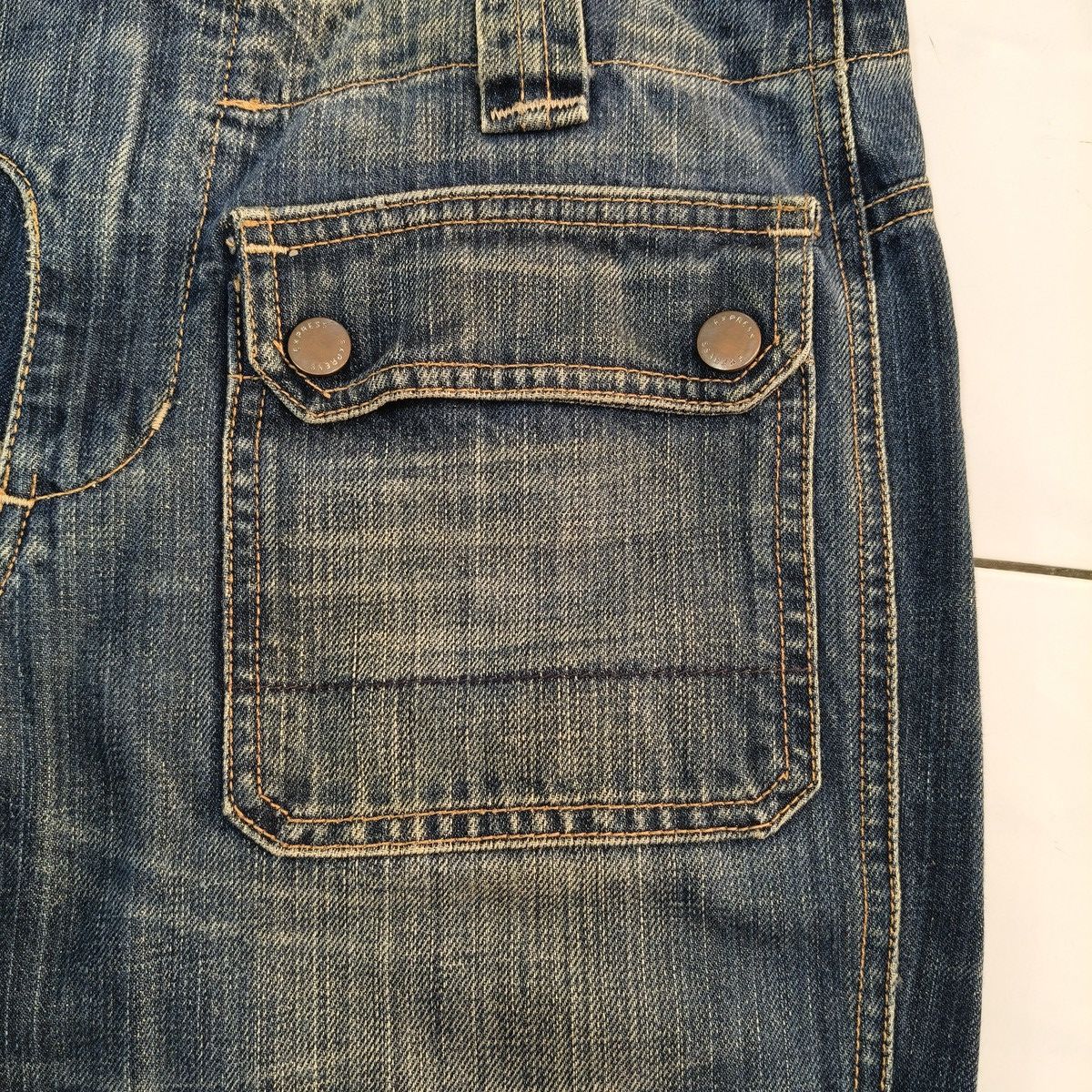 Express Vintage Y2K Express Bush Pant Flare Denim Zip Ankle Size US 29 - 21 Thumbnail