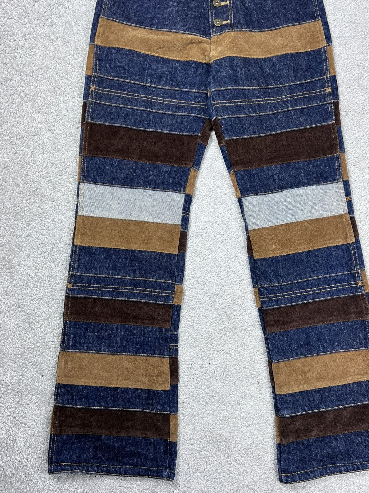 Hysteric Glamour Hysteric Glamour Type Kinky Hagi Patchwork Flare Jeans Size US 30 / EU 46 - 6 Thumbnail
