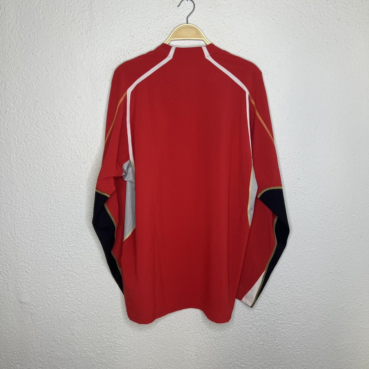 Puma Vintage Puma Stuttgart Jersey Longsleeve Tshirt Y2K Red Size US XL / EU 56 / 4 - 7 Thumbnail