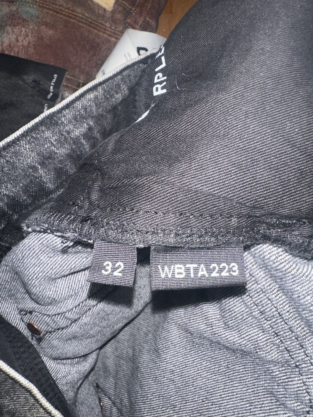 Purple Brand Purple Brand P001 Washed Black Tie Acid Jean Size US 32 / EU 48 - 9 Thumbnail