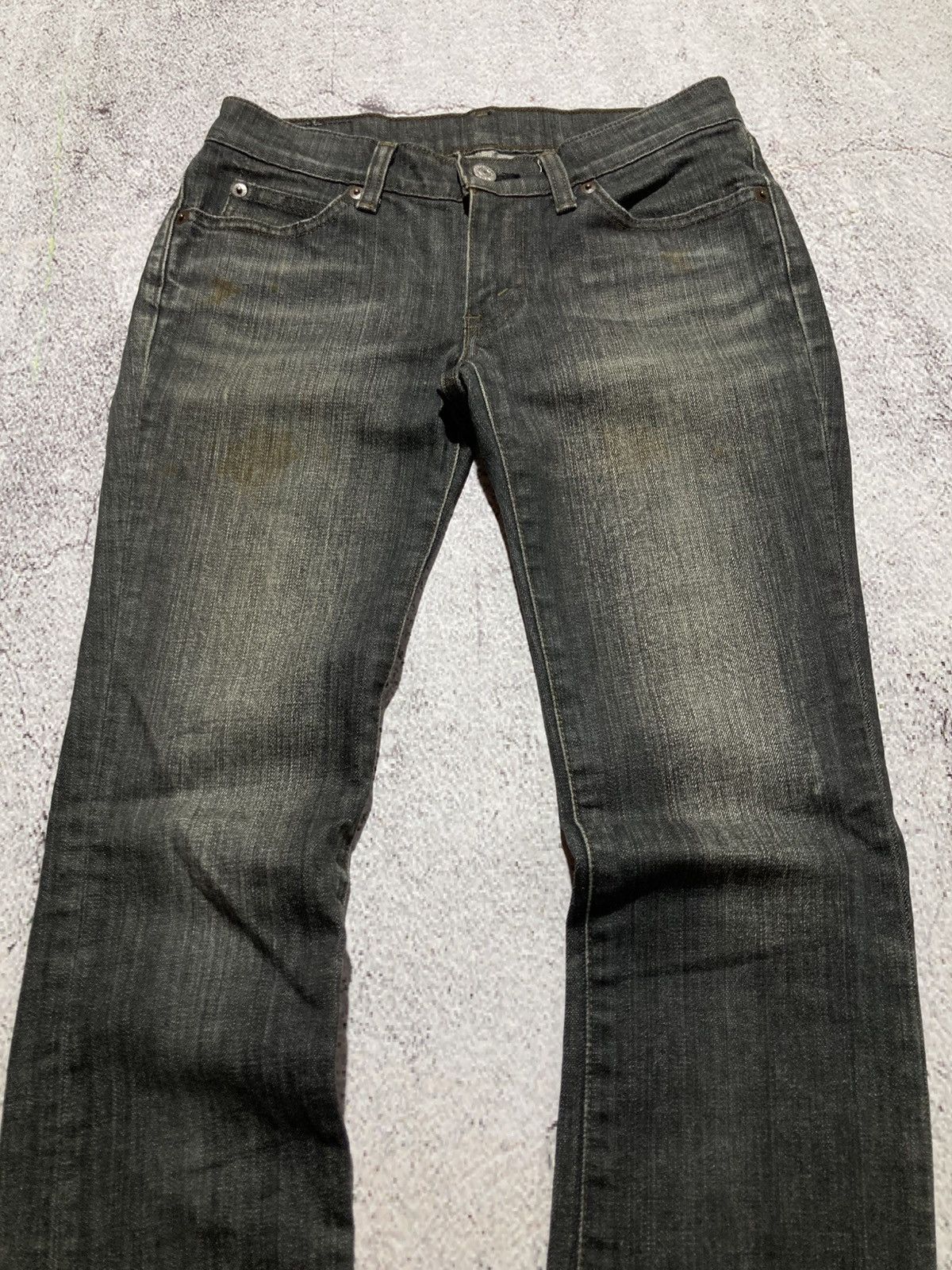 Levi's Vintage Clothing 1990s Vintage Levis Clawmark Denim Pants Hedi Slimane Style Size US 27 - 3 Thumbnail