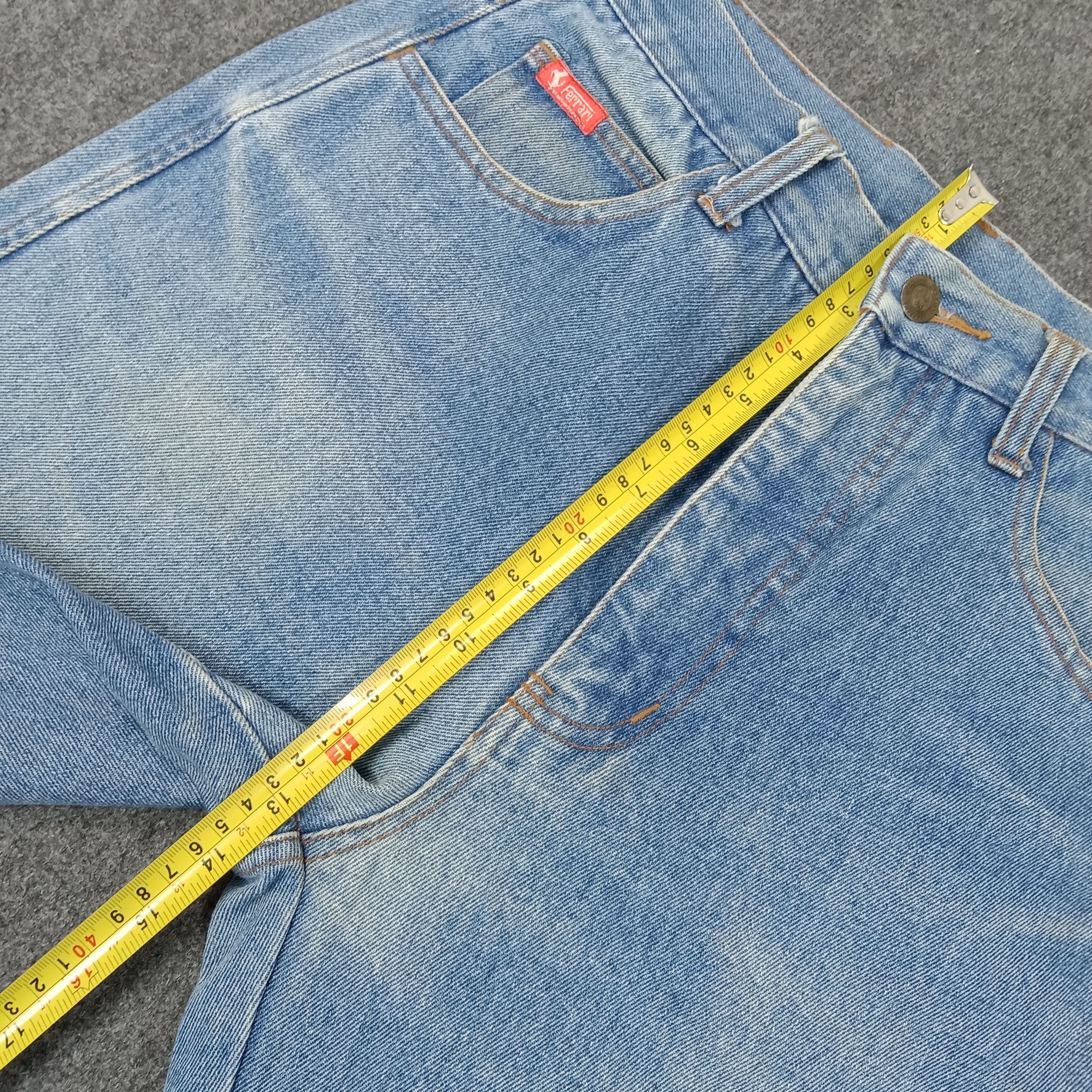 Ferrari Ferrari Magneti Marelli Formula One Denim Jeans c235n24 Size US 29 - 10 Thumbnail