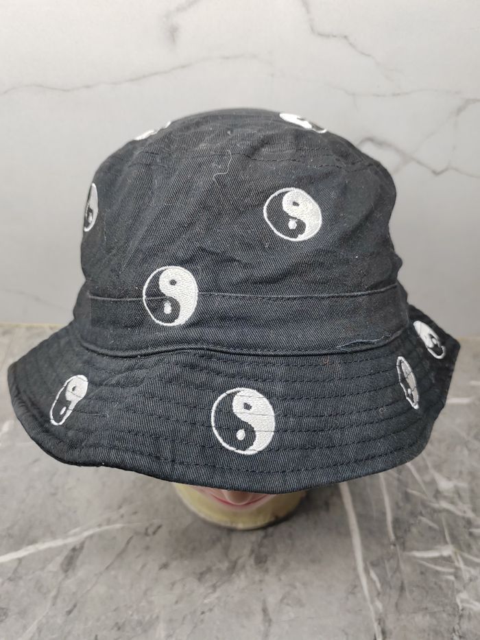 Japanese Brand Vintage Yin Yang Bucket Hat Size ONE SIZE - 3 Thumbnail