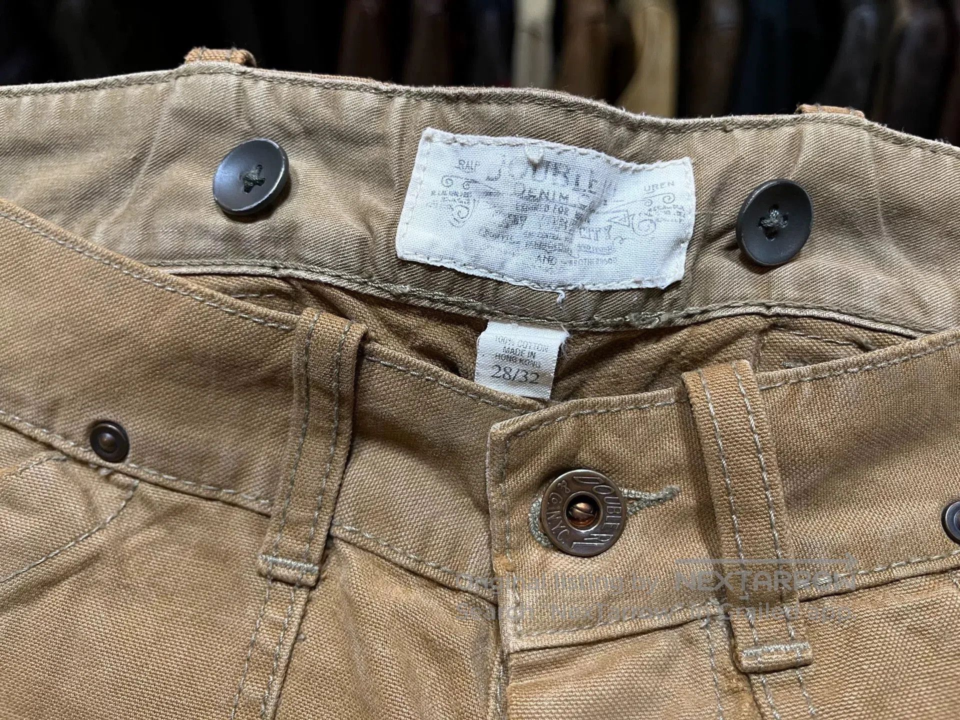 RRL Ralph Lauren RRL Classic Lumberjack Casual Pants. Size US 28 / EU 44 - 3 Thumbnail