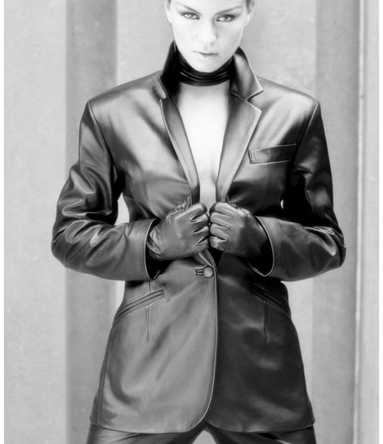 Other North Bound Leather (6172) Ladies' Single Button Blazer L Size L / US 10 / IT 46 - 1 Thumbnail