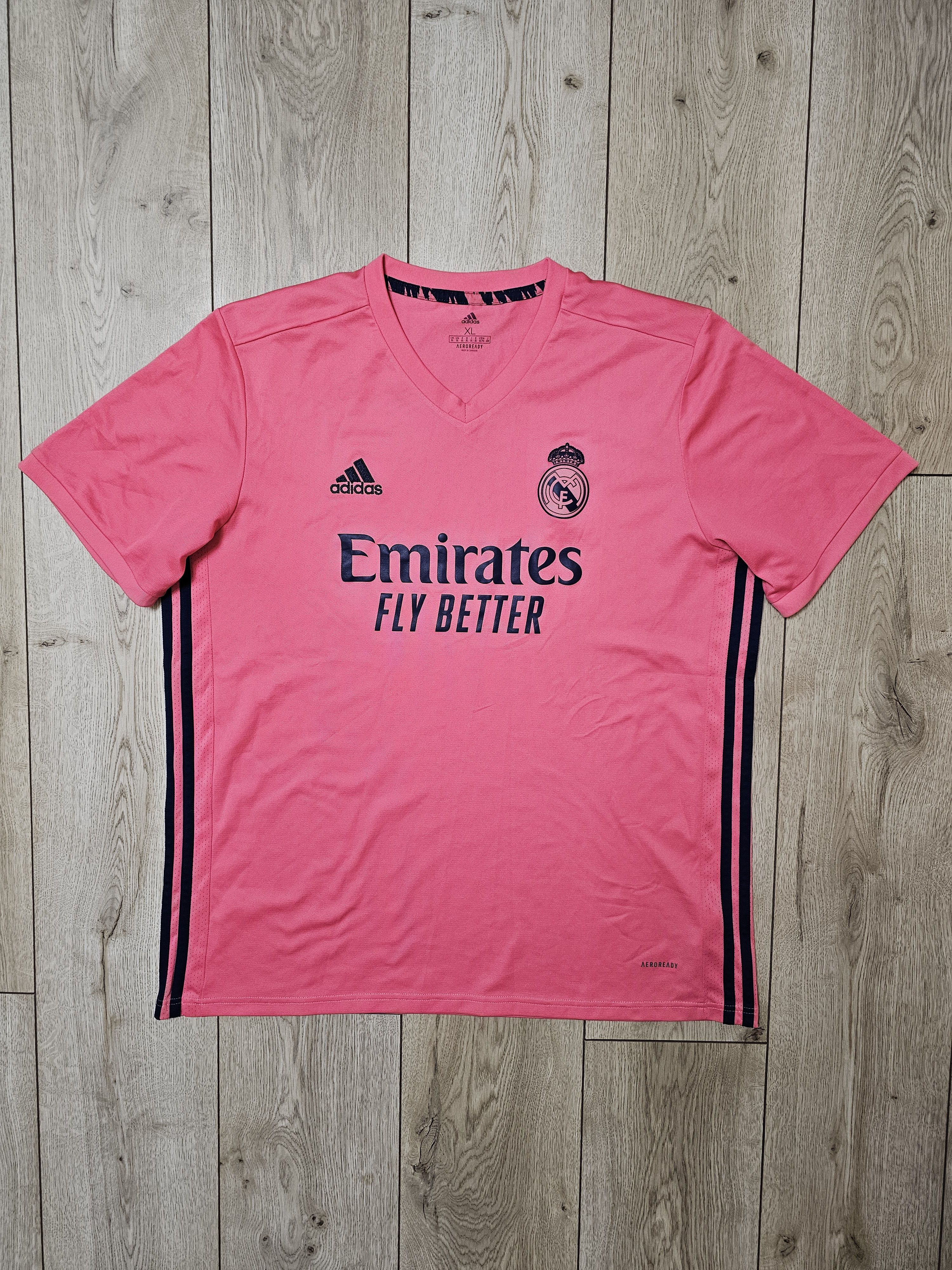 Adidas REAL MADRID 2020 2021 AWAY FOOTBALL SHIRT SOCCER JERSEY Size US XL / EU 56 / 4 - 1 Thumbnail