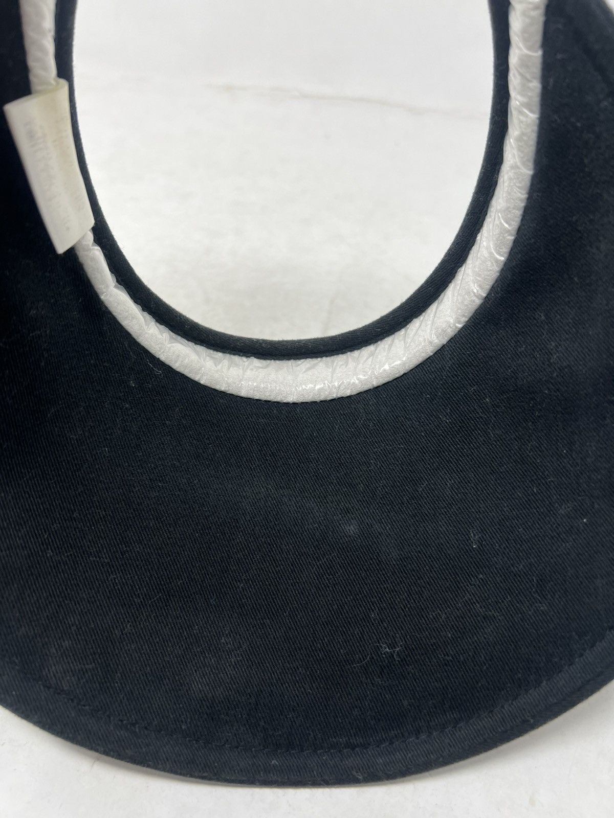 Courreges Vintage Black Courreges "Sports Futur" Visor Sun Hat Size ONE SIZE - 6 Thumbnail
