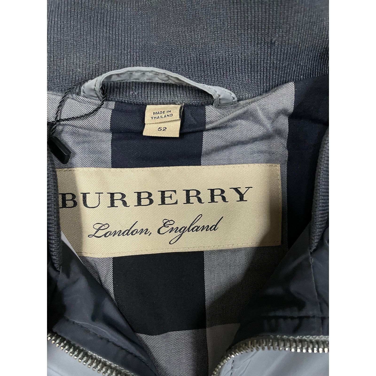 Burberry Burberry Windbreaker Grey 52 Used Size US L / EU 52-54 / 3 - 3 Thumbnail