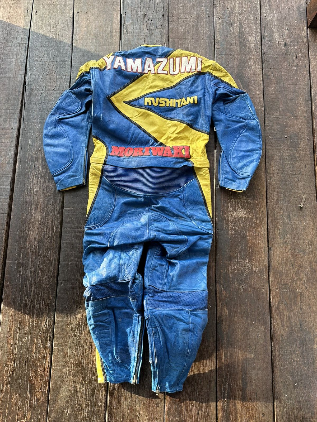Japanese Brand Kushitani hamamatsu moriwaki suit racing leather Size US S / EU 44-46 / 1 - 2 Thumbnail