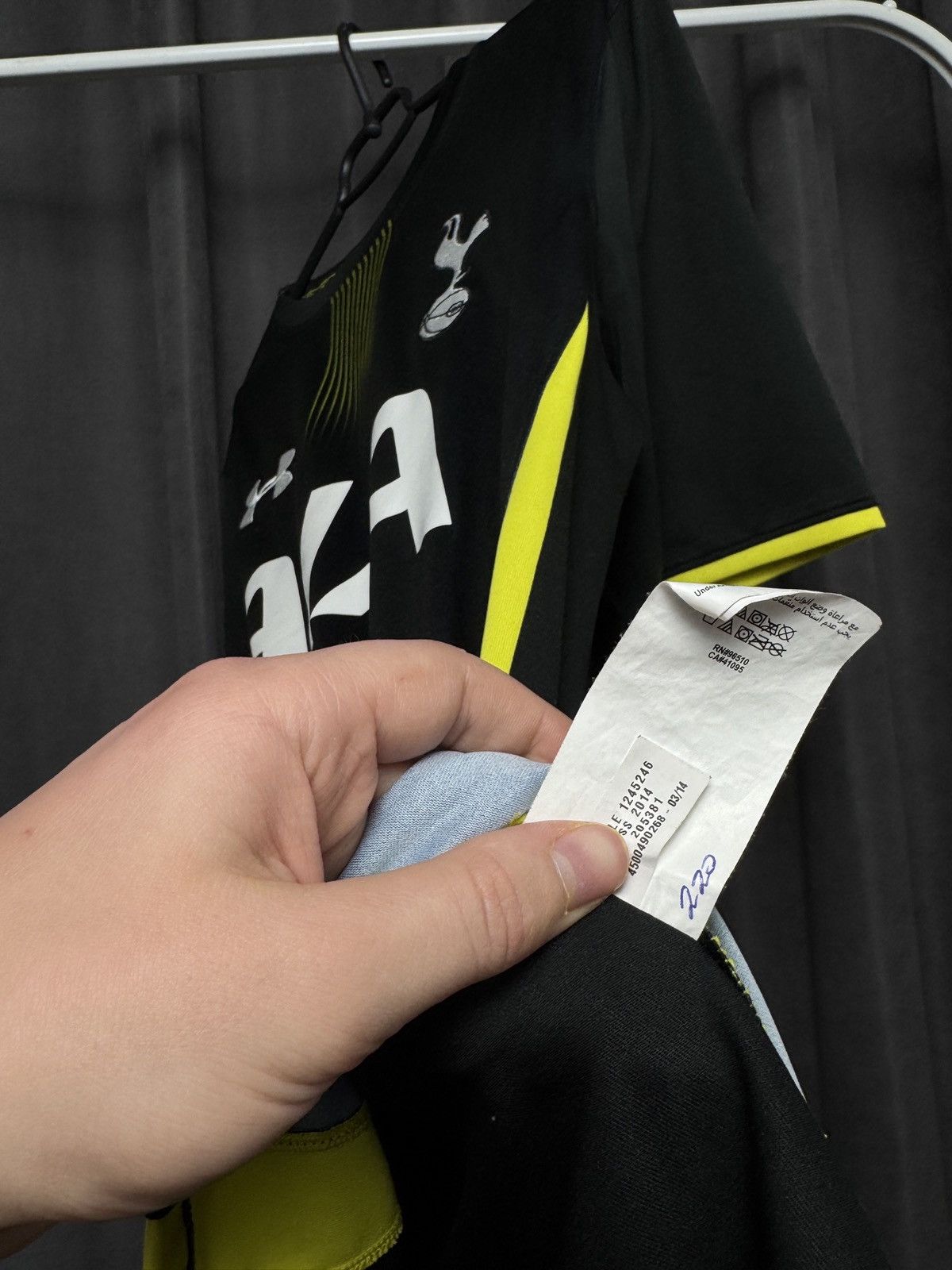 Other TOTTENHAM 2014/2015 AWAY FOOTBALL SHIRT SOCCER JERSEY Size US L / EU 52-54 / 3 - 4 Thumbnail