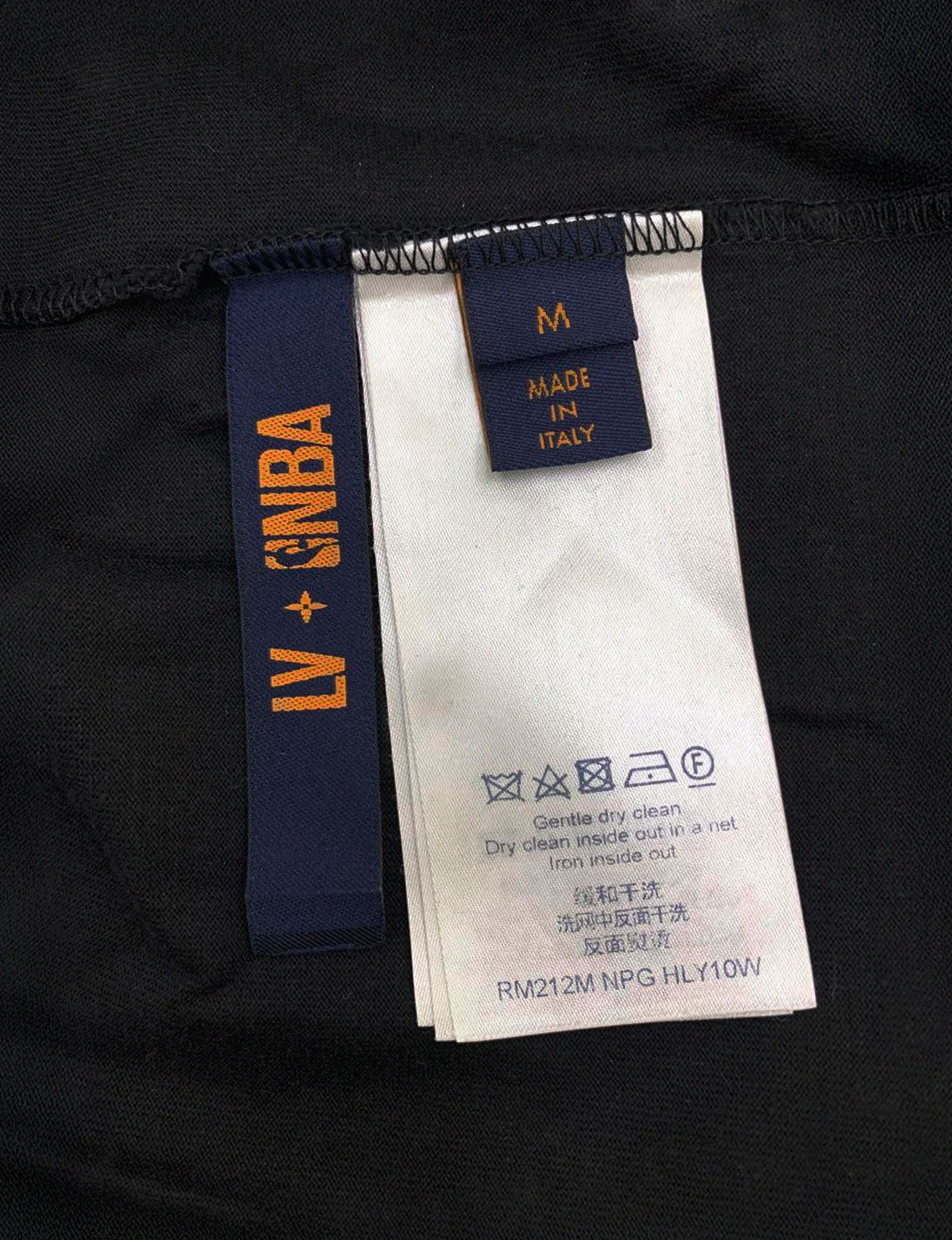 Louis Vuitton × NBA Louis Vuitton NBA Basketball Logo Black Shirt Size US M / EU 48-50 / 2 - 5 Thumbnail