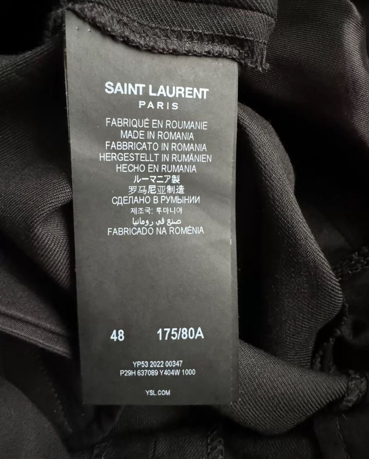 Saint Laurent Paris × Yves Saint Laurent Saint Laurent men's trousers2412-Nextarrow Size US 44 / EU 60 - 5 Thumbnail