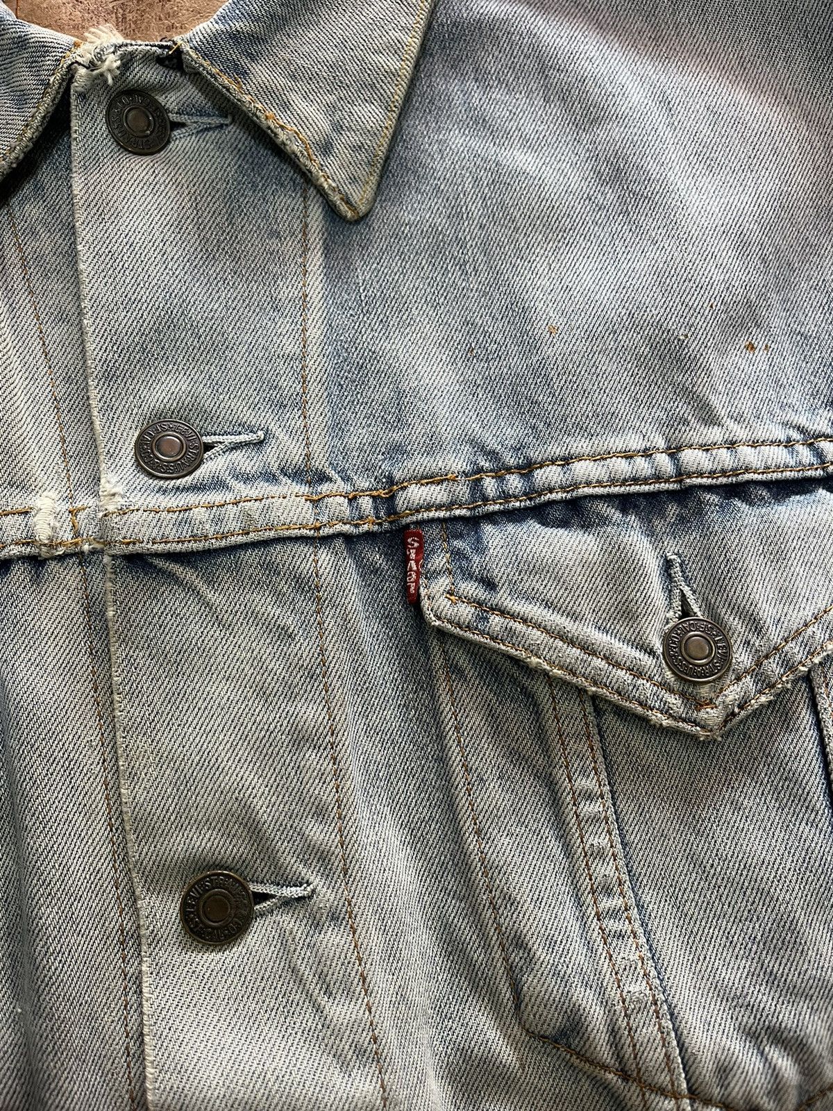 Levi's × Vintage Men‘s Bomber Denim Jacket Levi‘s Vintage Size US XL / EU 56 / 4 - 3 Thumbnail