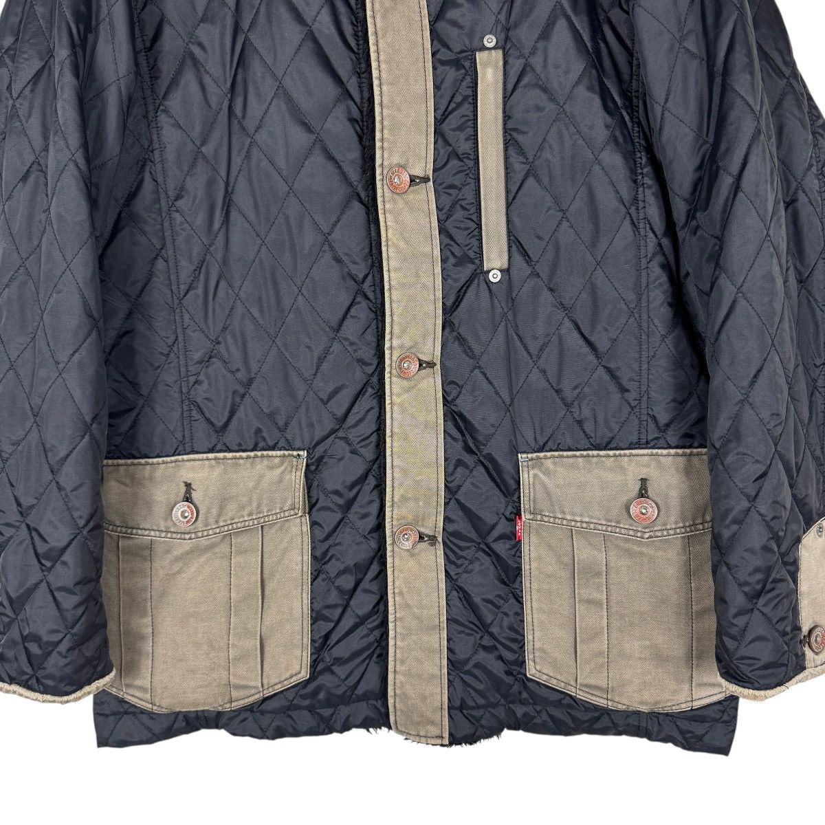 Levi's Vintage Levis Quilted work Chore Jacket Size US L / EU 52-54 / 3 - 3 Thumbnail