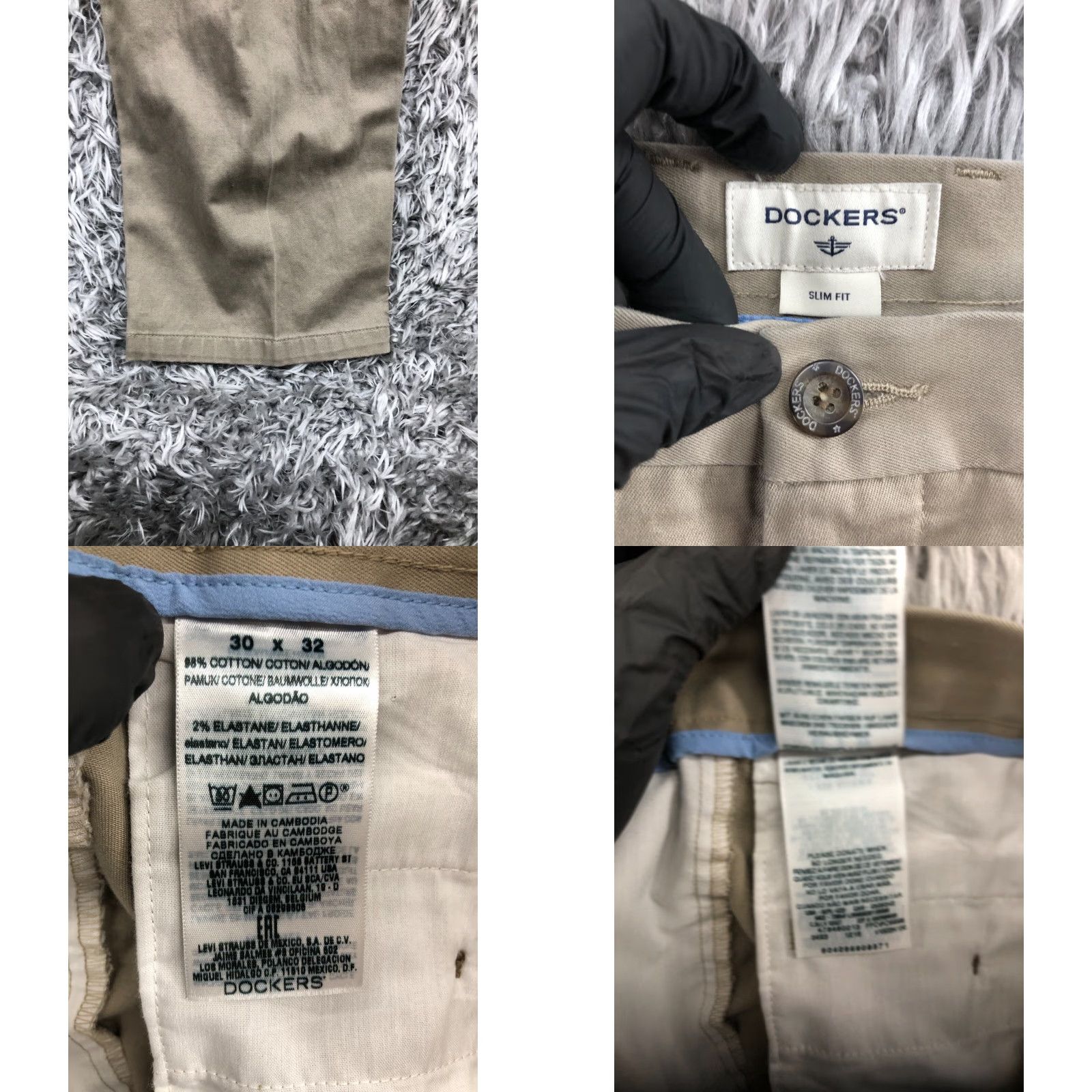 Dockers **Dockers Slim Fit Straight Chino Pants Medium Wash Beige** User: Dockers Slim Fit Straight Chino Pants Medium Wash Beige Size US 30 / EU 46 - 8 Thumbnail