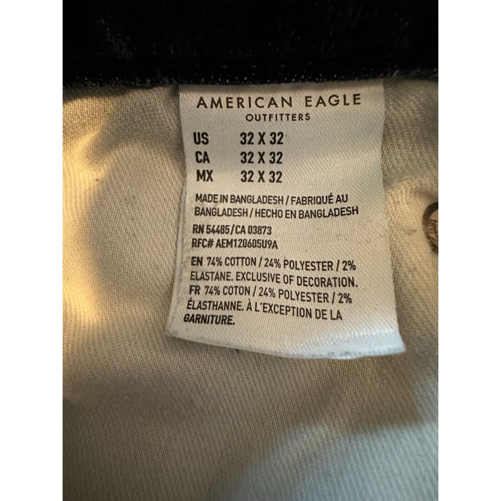 American Eagle Outfitters AMERICAN EAGLE jeans 32x32 slim, Next Level AirFlex/distress Size US 32 / EU 48 - 3 Thumbnail