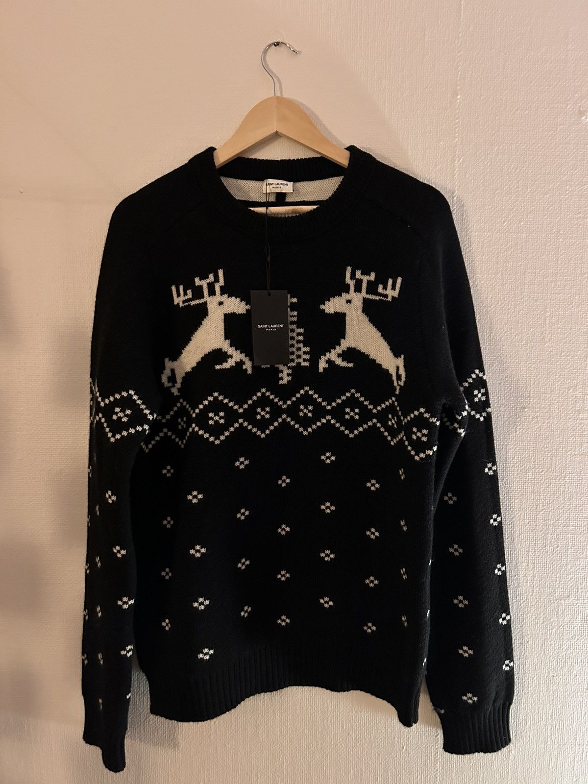 Saint Laurent Paris Saint Laurent Knit Sweater Size US M / EU 48-50 / 2 - 1 Thumbnail