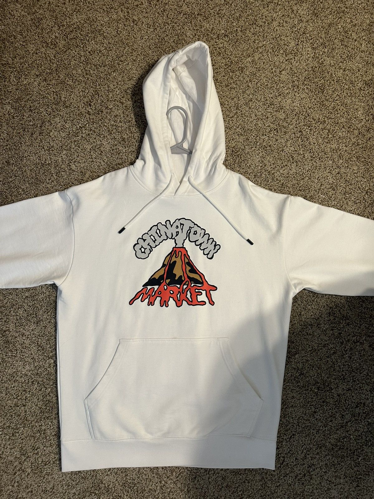 image of Chinatown Market ‘Nature Is The Best Medicine’ Hoodie in White, Men's (Size XL)