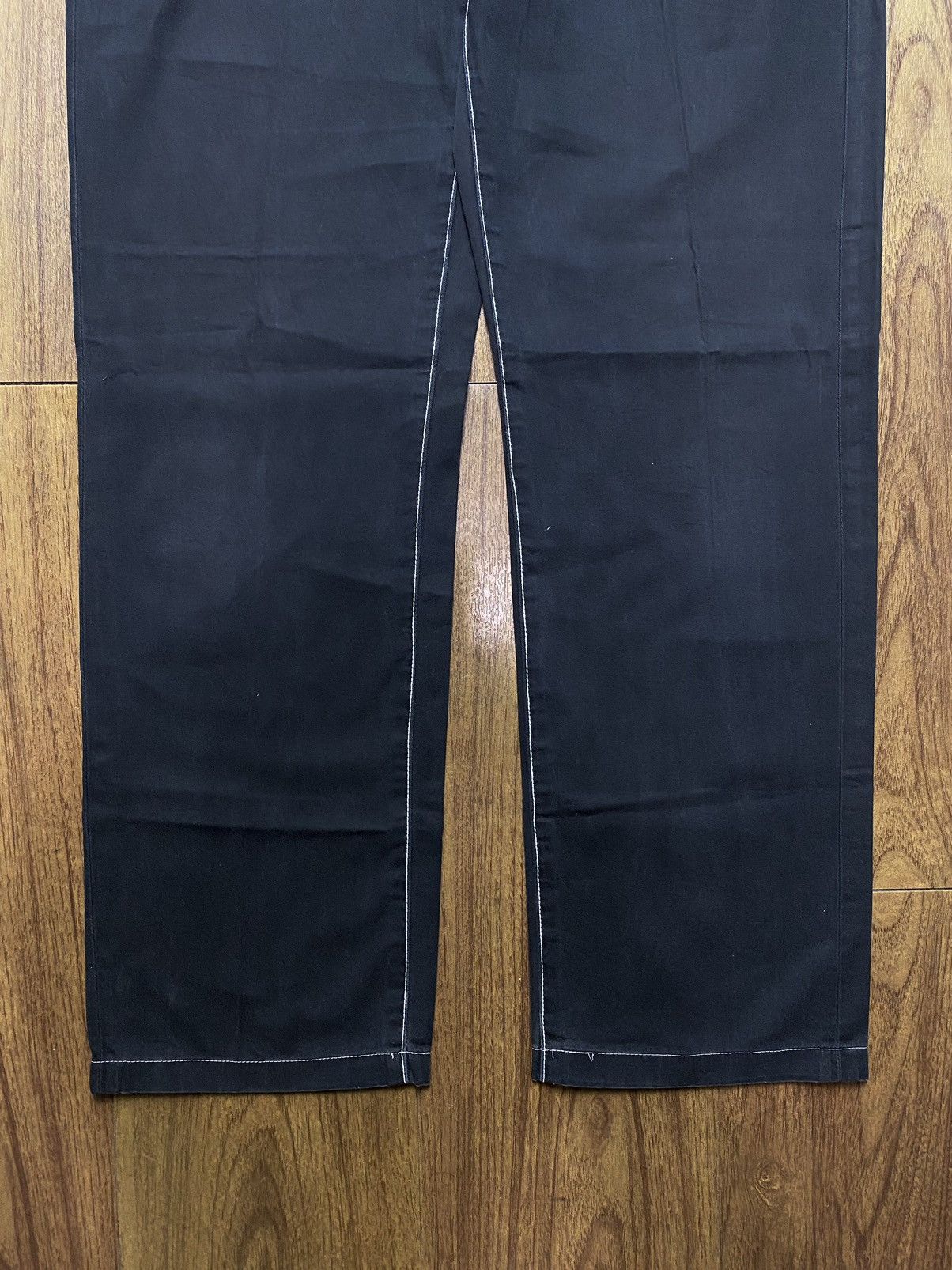 Comme des Garcons Homme 1990s CDG Homme Contrast Stitch Pants Size US 31 - 3 Thumbnail