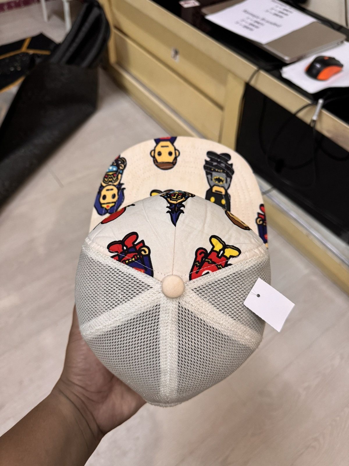 Bape × DC Comics Bathing Ape DC Comic Superhero Trucker Snapback Size ONE SIZE - 3 Thumbnail