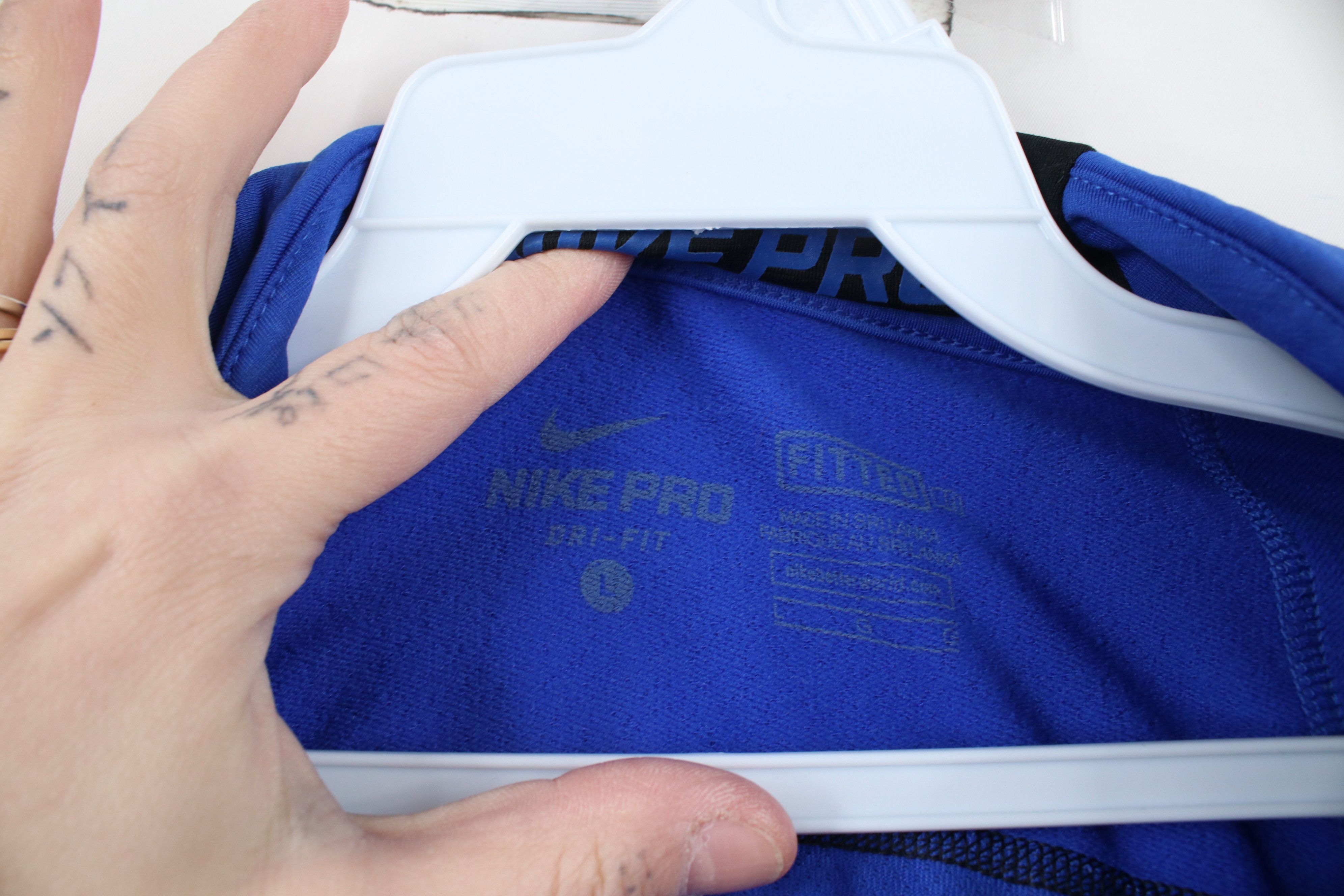 Nike × Vintage Nike Pro Combat Compression Fitted Half Zip Pullover Sweater Size US L / EU 52-54 / 3 - 9 Thumbnail