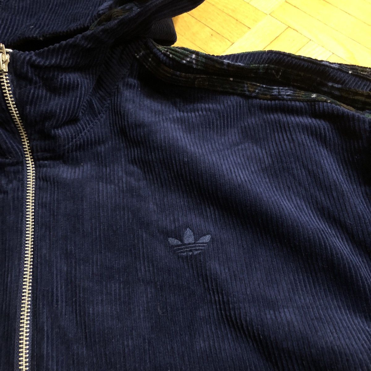 Adidas Adidas Corduroy Hoodie - L Size US L / EU 52-54 / 3 - 6 Thumbnail