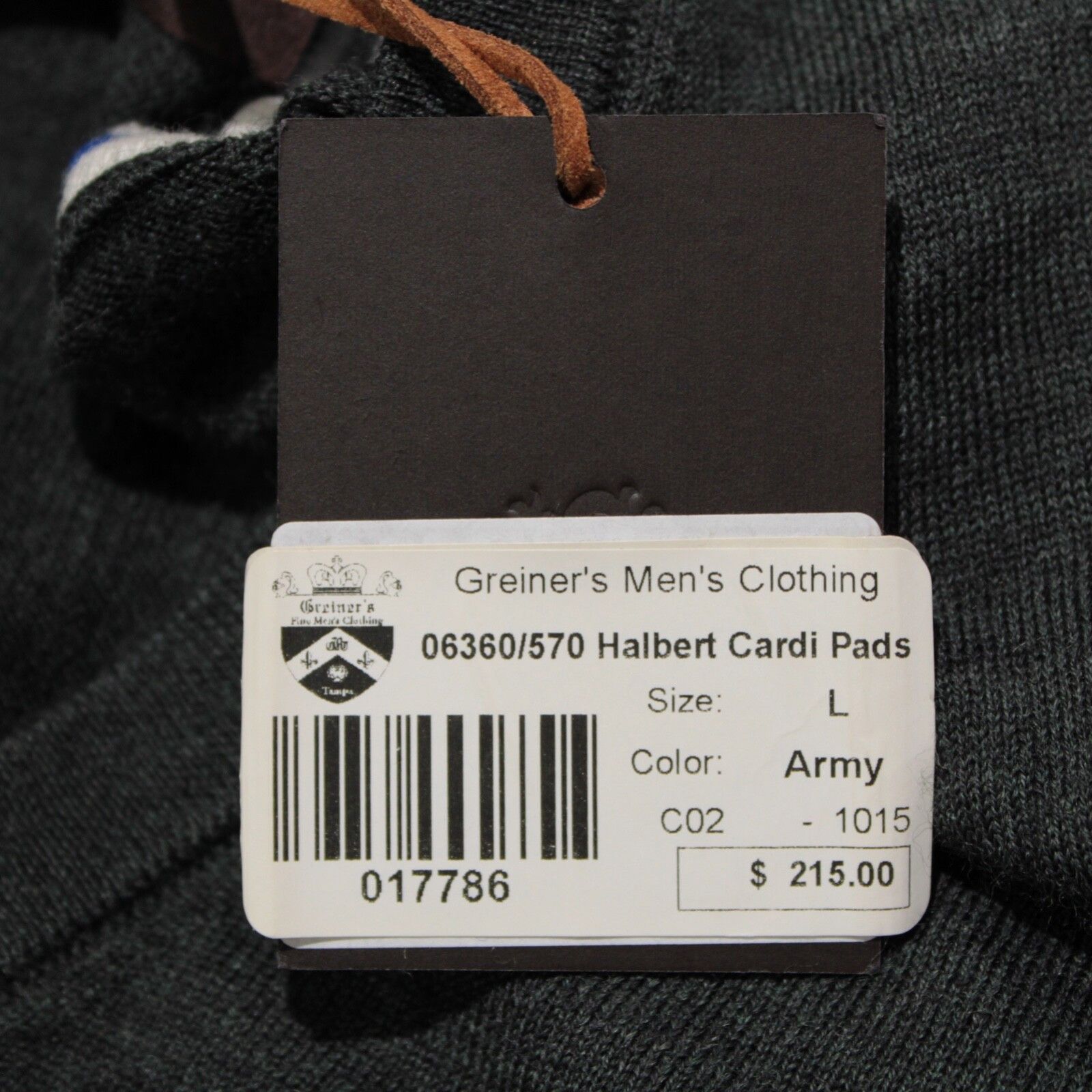 Other Circle of Gentlemen Sweater Size US L in Green Size US L / EU 52-54 / 3 - 3 Thumbnail