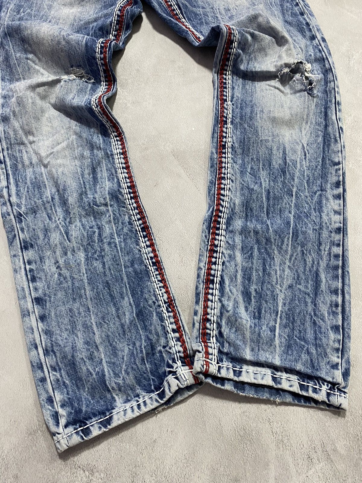 Japanese Brand 👖Vintage Japanase Jeans Amica STYLE TRU RELIGION Size US 32 / EU 48 - 2 Thumbnail