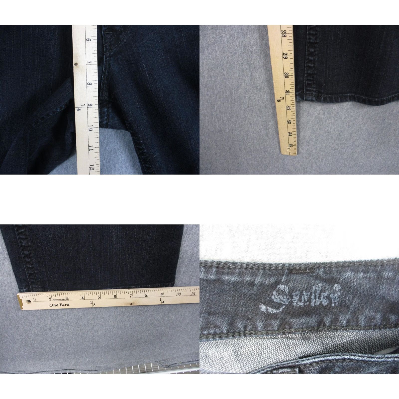 Silver Jeans Co. Silver Jeans Suki Bootcut Jeans Womens 31x32 Gray Charcoal Wash Mid Rise Denim Size 24" / US 00 / IT 34 - 9 Thumbnail