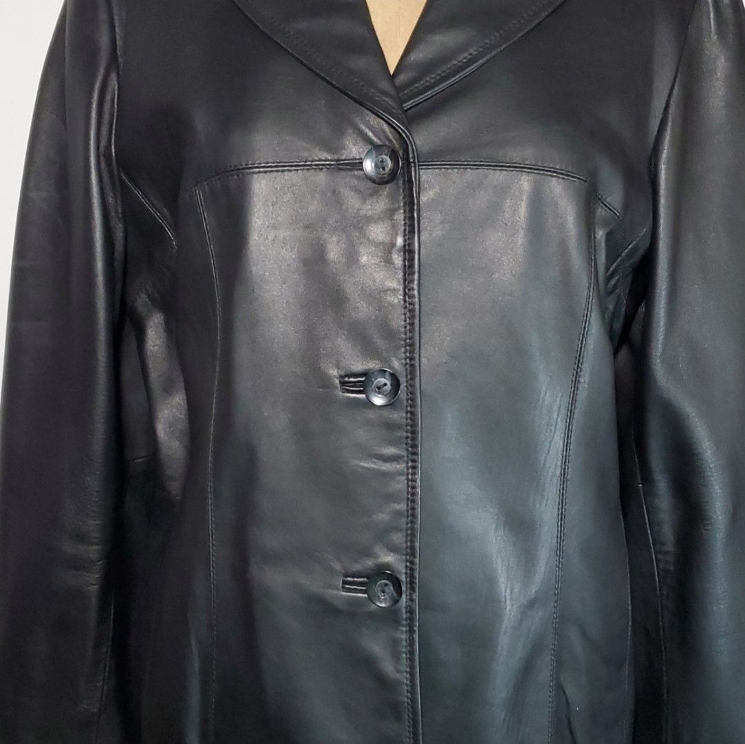 Black Rivet Black Rivet Size XL Jacket Leather Blazer Button Down Coat Size XL / US 12-14 / IT 48-50 - 7 Thumbnail