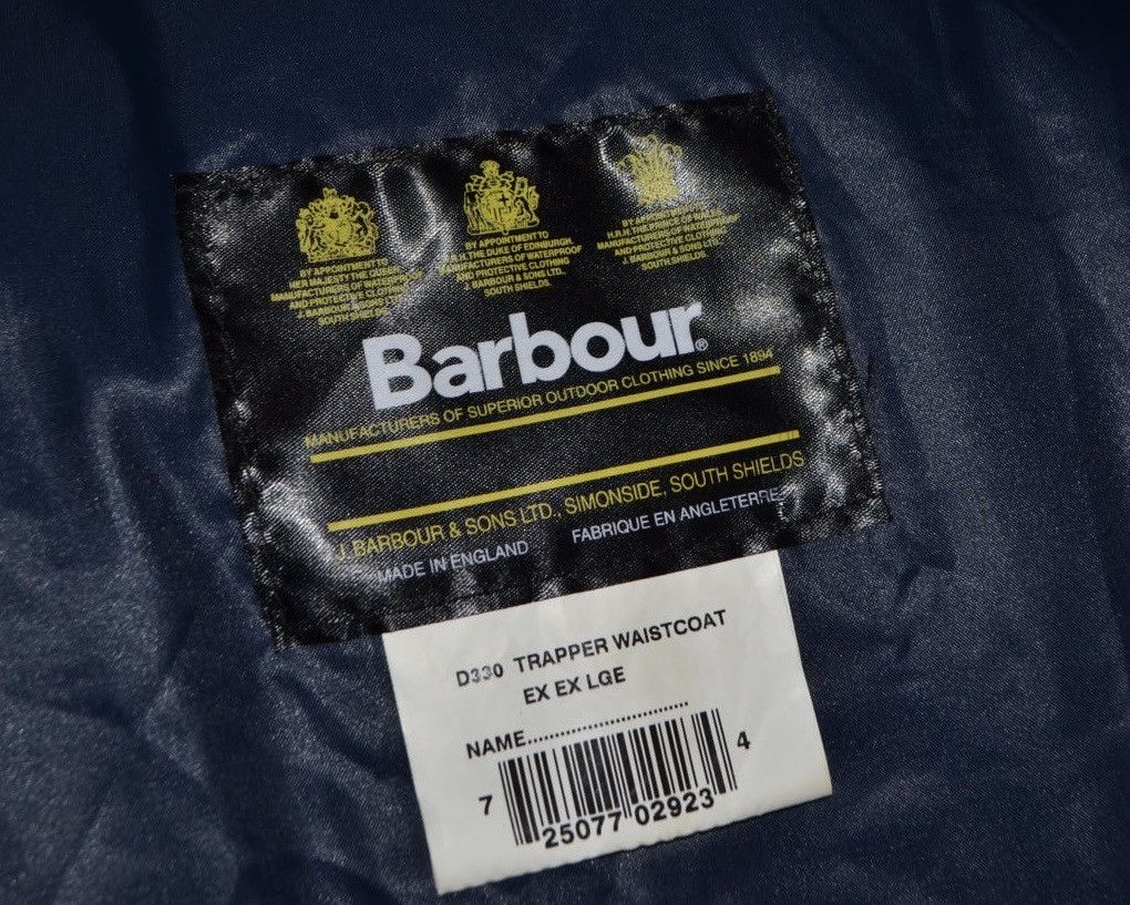 Barbour × Vintage Vintage Barbour Trapper Waistcoat quilted gilet Size XXL Size US XXL / EU 58 / 5 - 9 Thumbnail