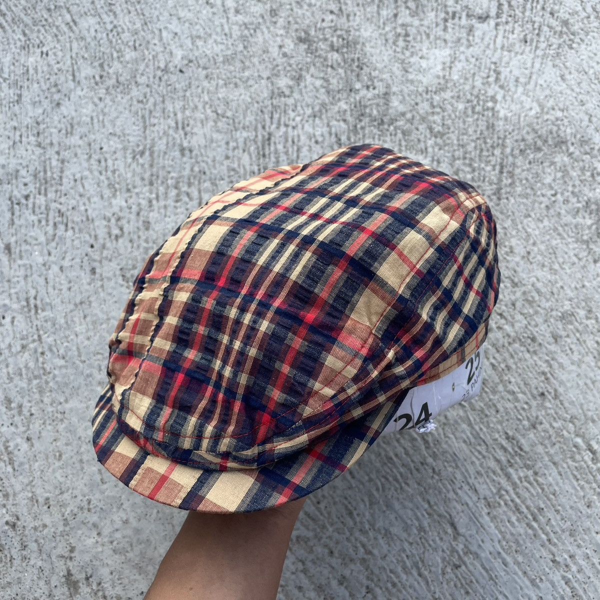 Japanese Brand × Vintage Vintage Tartan flat cap by skyline Size ONE SIZE - 1 Thumbnail