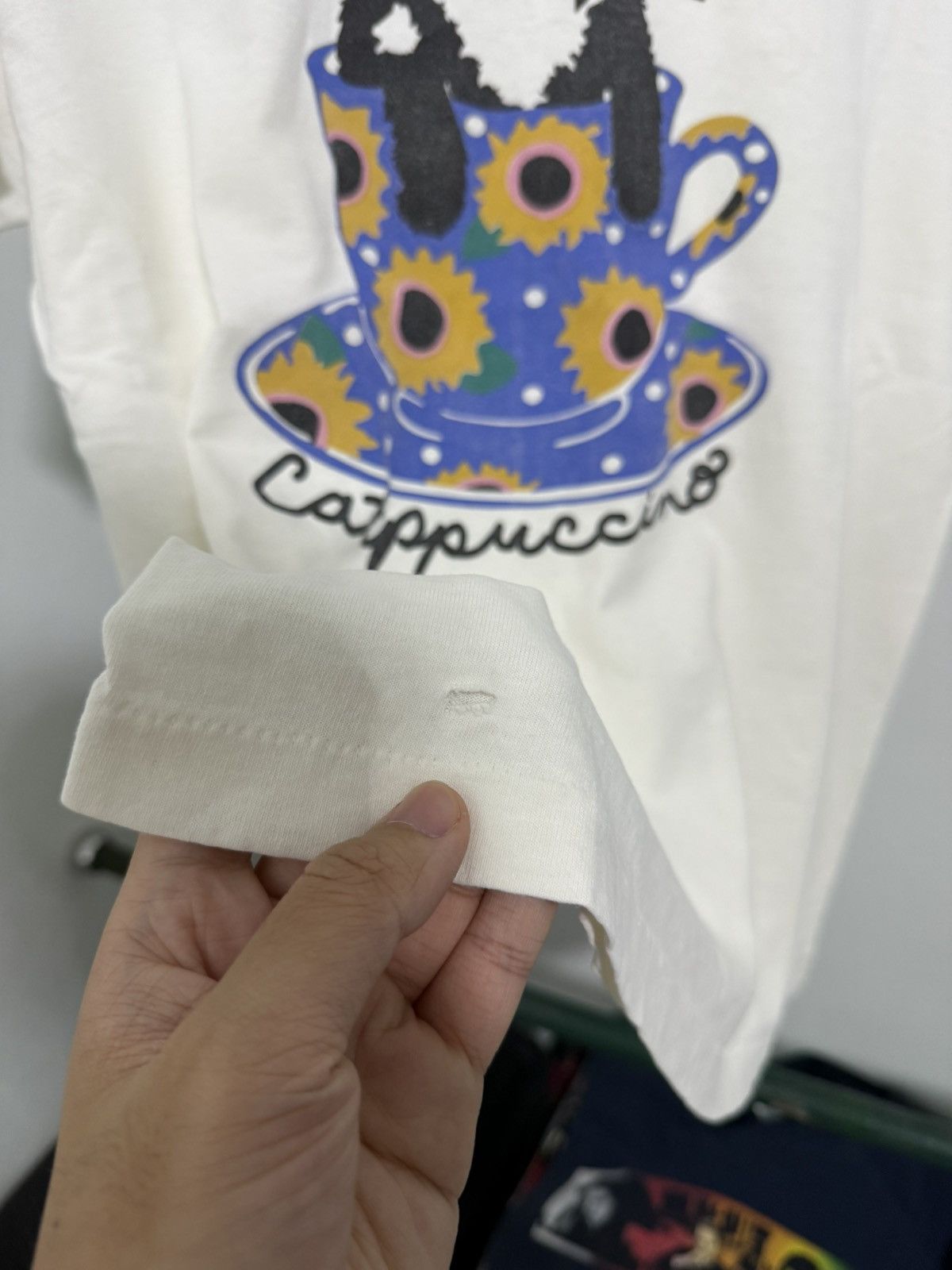 Vintage Vintage Catppucino Graphic Tee Size US L / EU 52-54 / 3 - 3 Thumbnail
