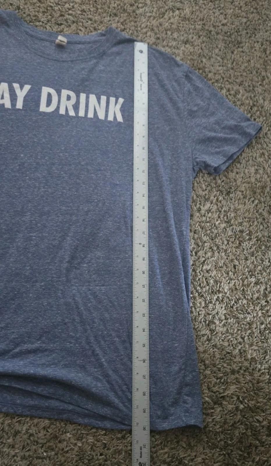 The Unbranded Brand Deep Eddy Vodka Day Drink T-shirt 2X XXL Light Blue Soft Size US XXL / EU 58 / 5 - 8 Thumbnail