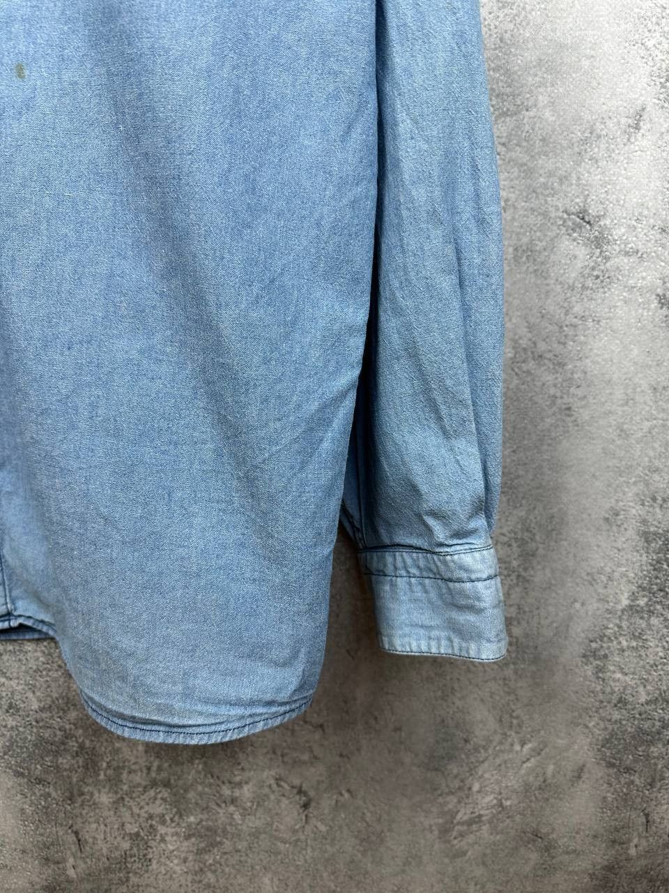 Iceberg ICEBERG Elvis Presley Denim Shirt Rare Vintage Italy Jeans Size US L / EU 52-54 / 3 - 8 Thumbnail