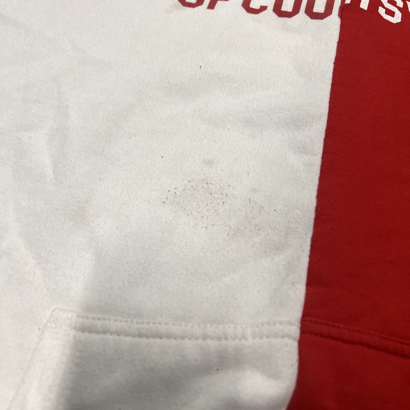 Vintage Awful Lot Of Cough Syrup Classic Red White Hoodie L/XL Size US L / EU 52-54 / 3 - 6 Thumbnail