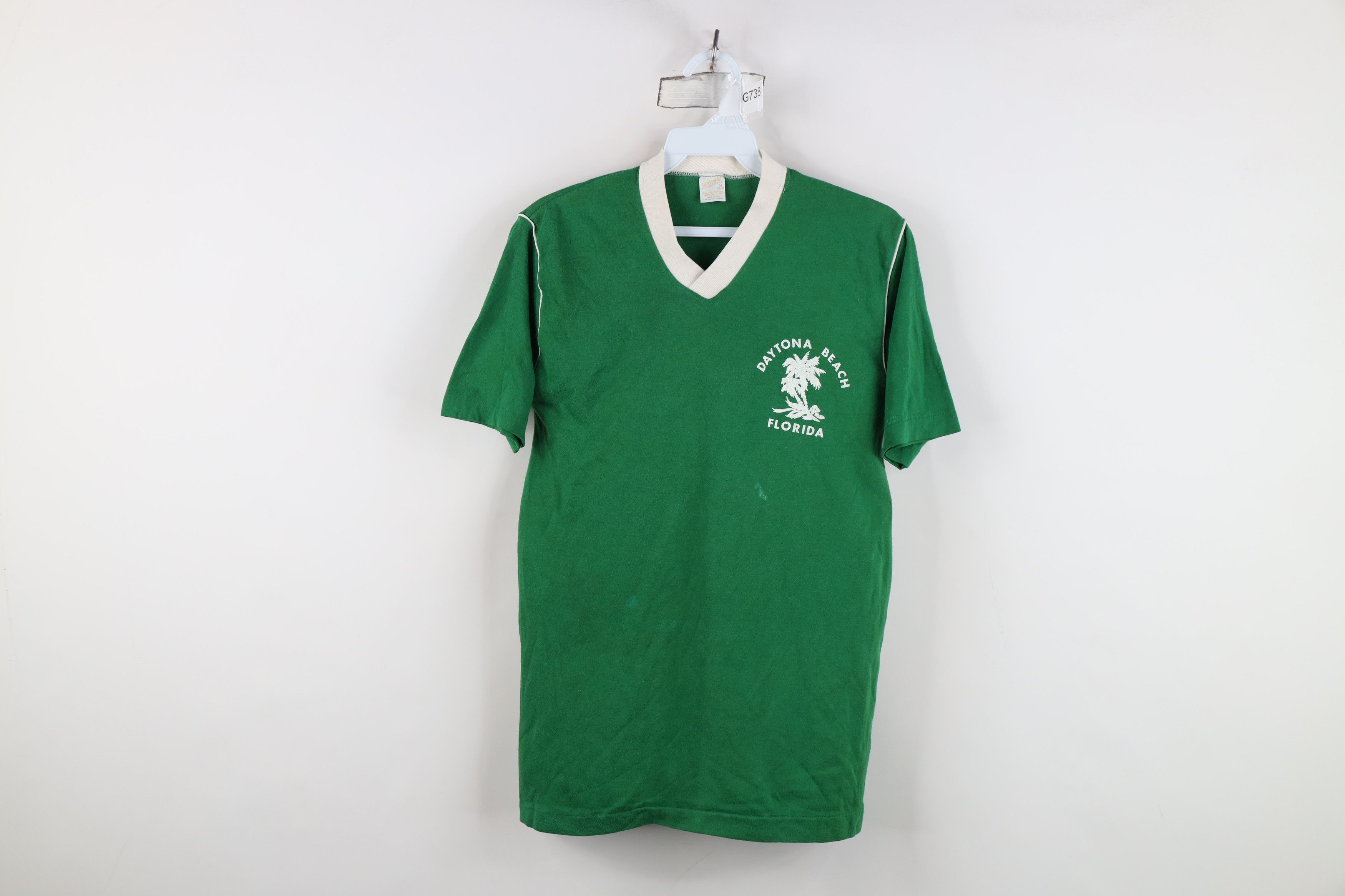 Vintage Vintage 70s 80s Daytona Beach Florida Beach T-Shirt USA Size M / US 6-8 / IT 42-44 - 1 Thumbnail