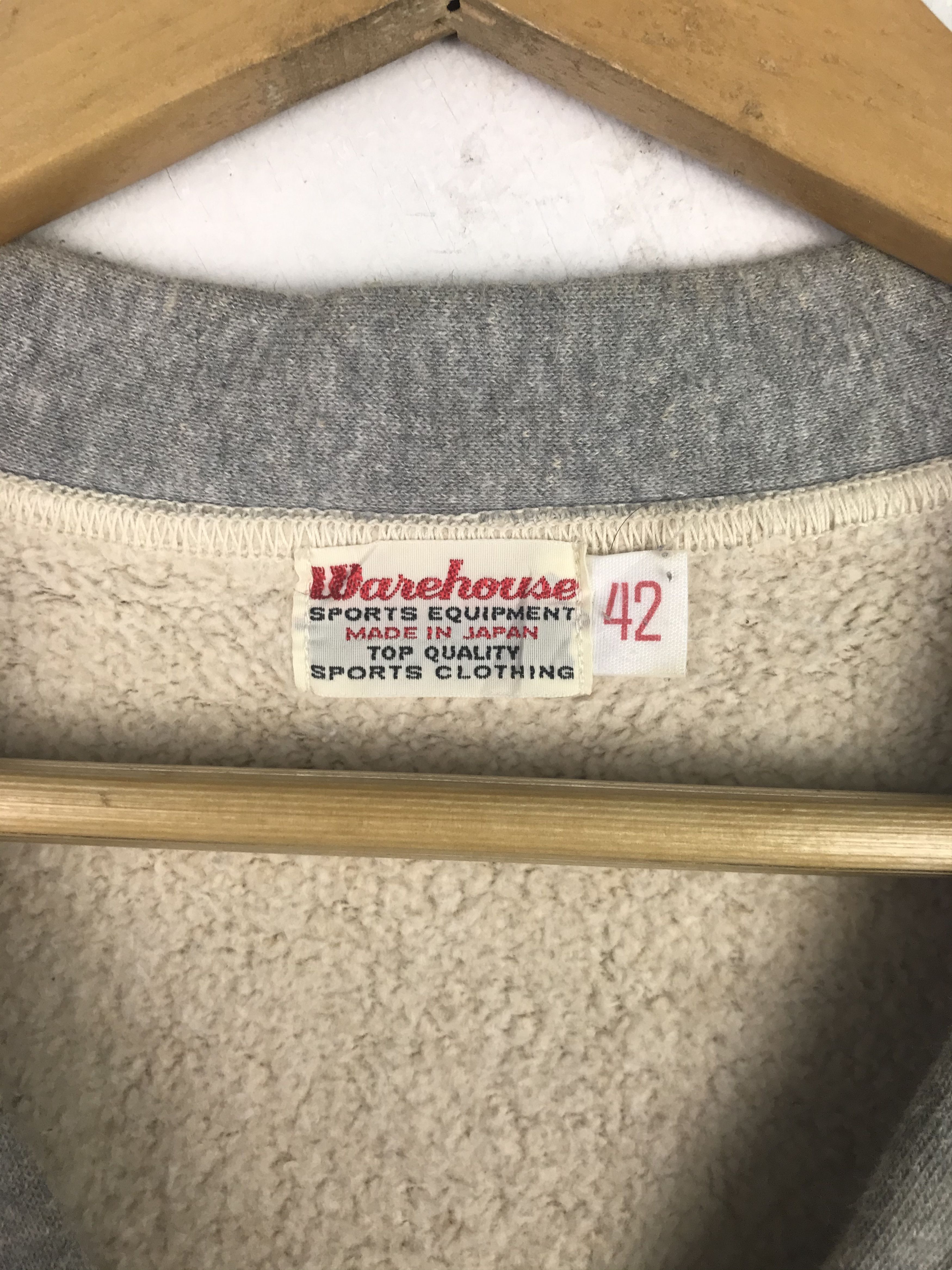 Warehouse Vintage 90's Warehouse Sweatshirt Cardigan Size US L / EU 52-54 / 3 - 3 Thumbnail