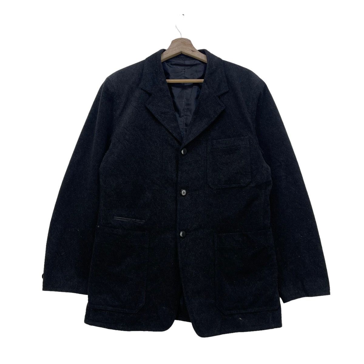image of Avant Garde Luxury Brand MCM Legere Casual Jacket in Black, Men's (Size Medium)