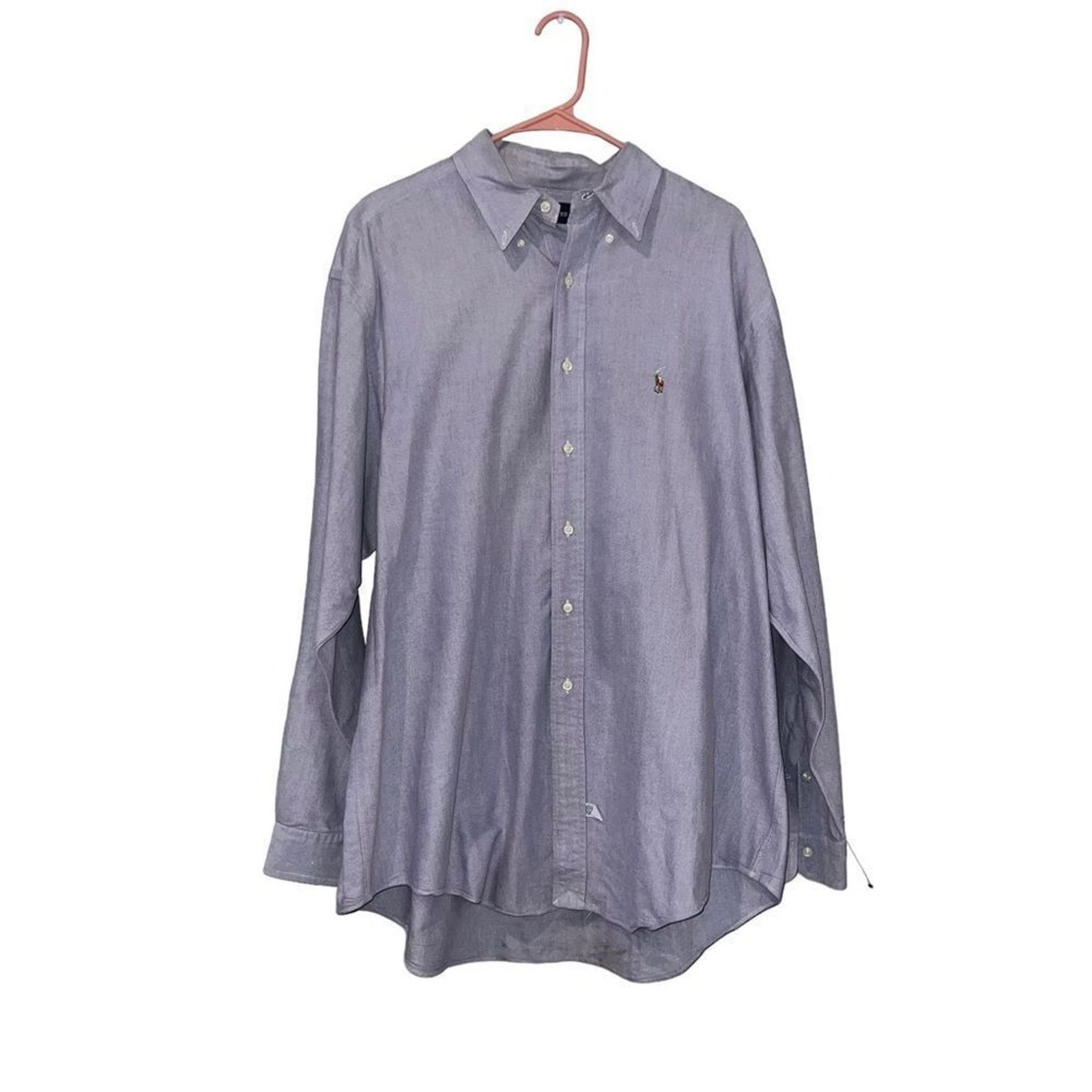Ralph Lauren Ralph Lauren Yarmouth Shirt Purple / Blue Solid Classic Fit Size US XS / EU 42 / 0 - 2 Thumbnail