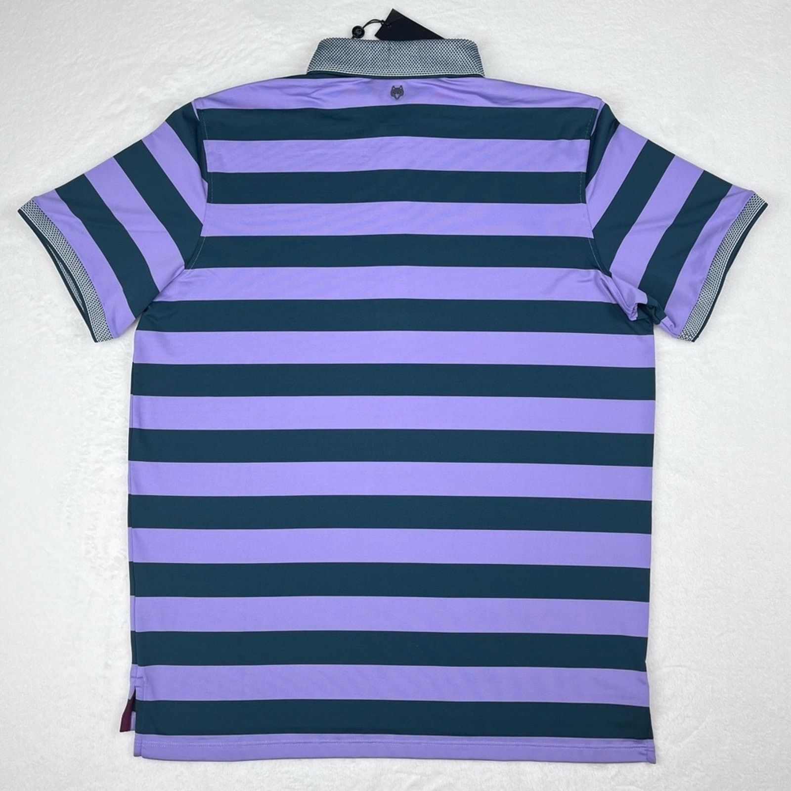 Other Greyson Men’s L Purple Saguache Striped Windflower Golf Polo Size US L / EU 52-54 / 3 - 8 Thumbnail