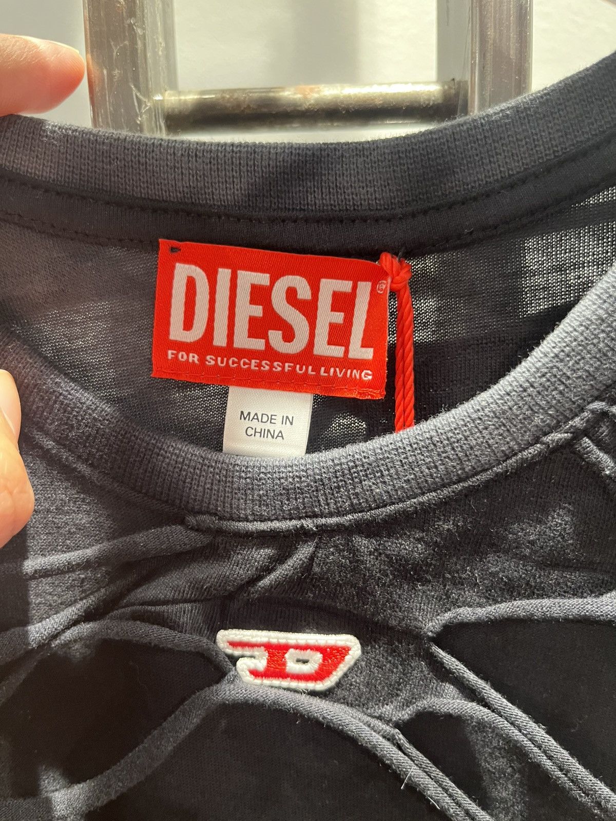 Diesel Diesel Uncutie Long P1 T Shirt Size XS / US 0-2 / IT 36-38 - 5 Thumbnail