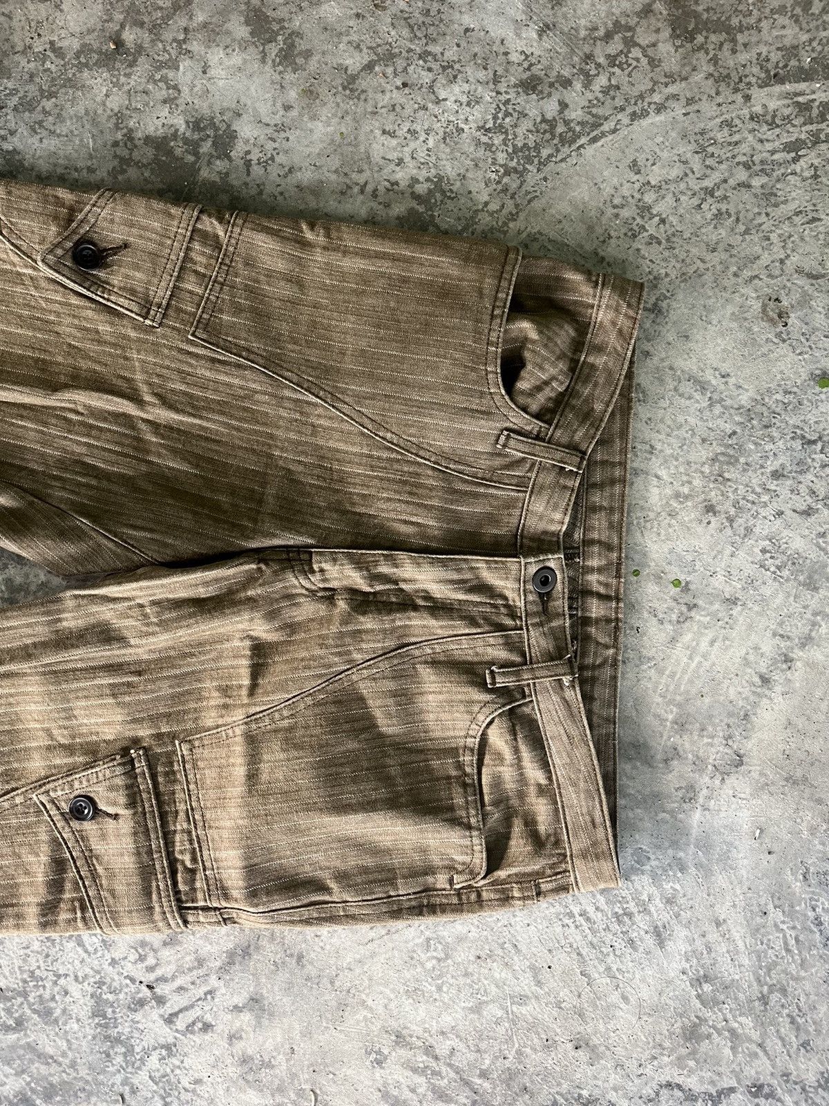 Hysteric Glamour × Japanese Brand × Vintage Flare Mudwash Hickory Denim Size US 32 / EU 48 - 15 Thumbnail