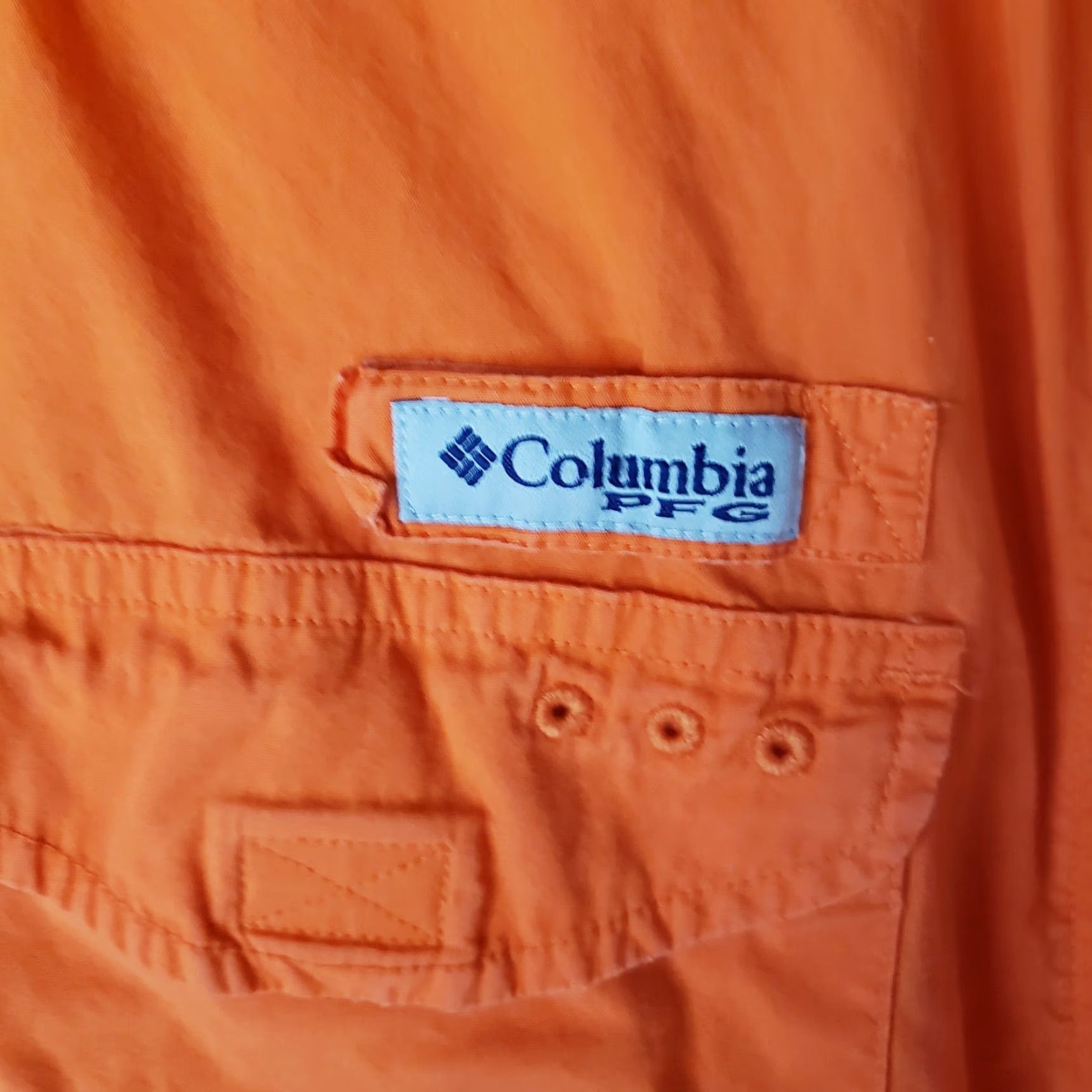 Vintage Clemson Columbia PFG Mens Shirt L Omni Shade Tiger Paw Performance Fishing Button-Up Short Sleeve Orange College Size US L / EU 52-54 / 3 - 5 Thumbnail