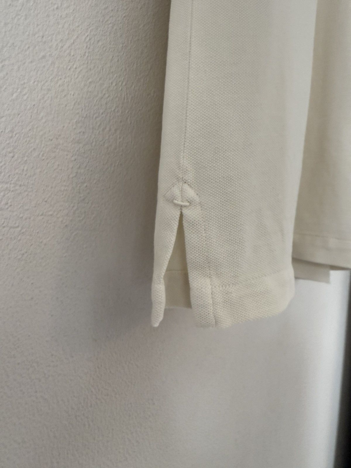 Tom Ford Tom Ford Classic Ivory Piqué Polo Shirt Size US M / EU 48-50 / 2 - 9 Thumbnail
