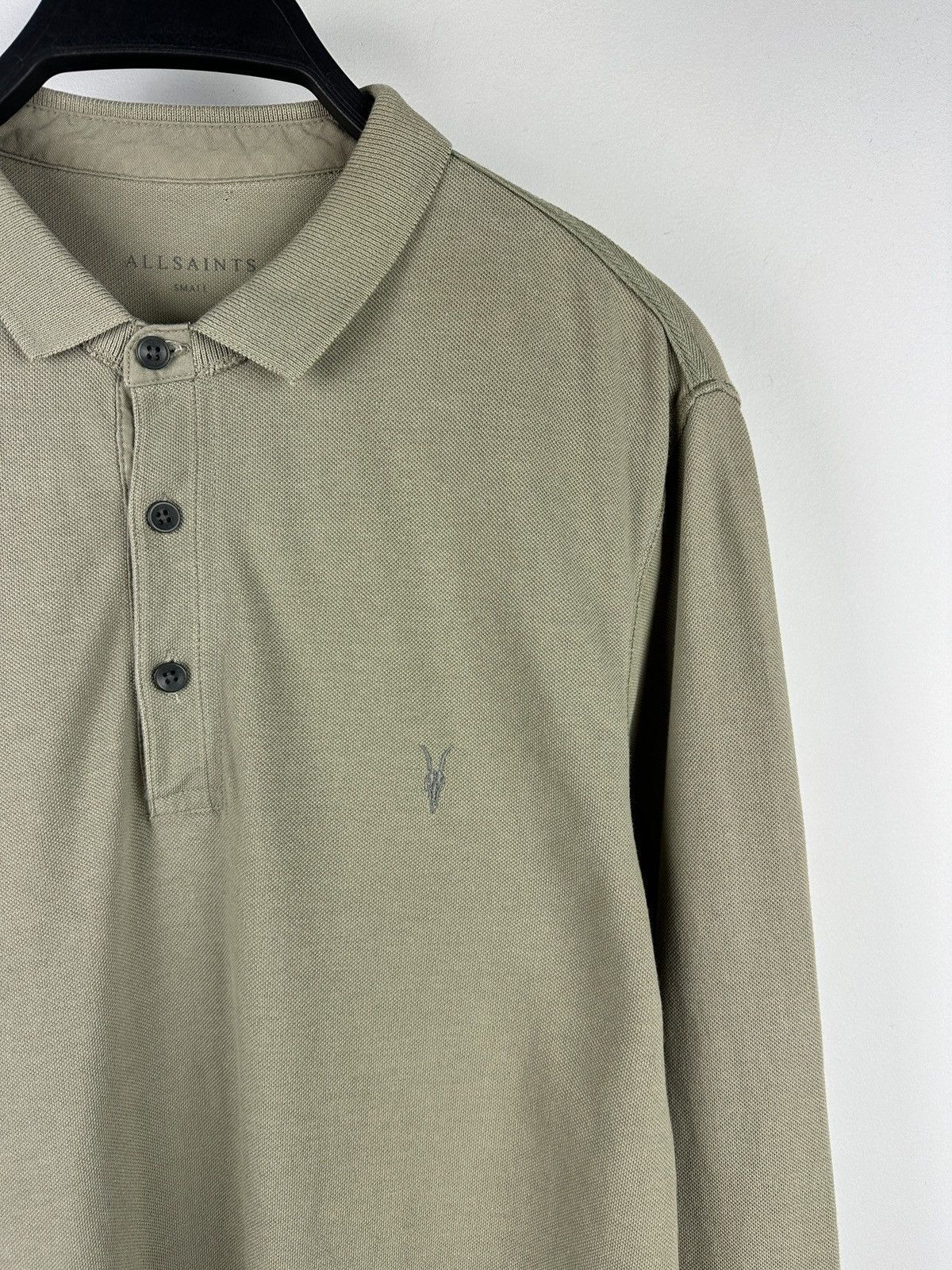 Allsaints × Vintage AllSaints Waffle Reforme Long sleeve Polo Shirt Size US S / EU 44-46 / 1 - 3 Thumbnail