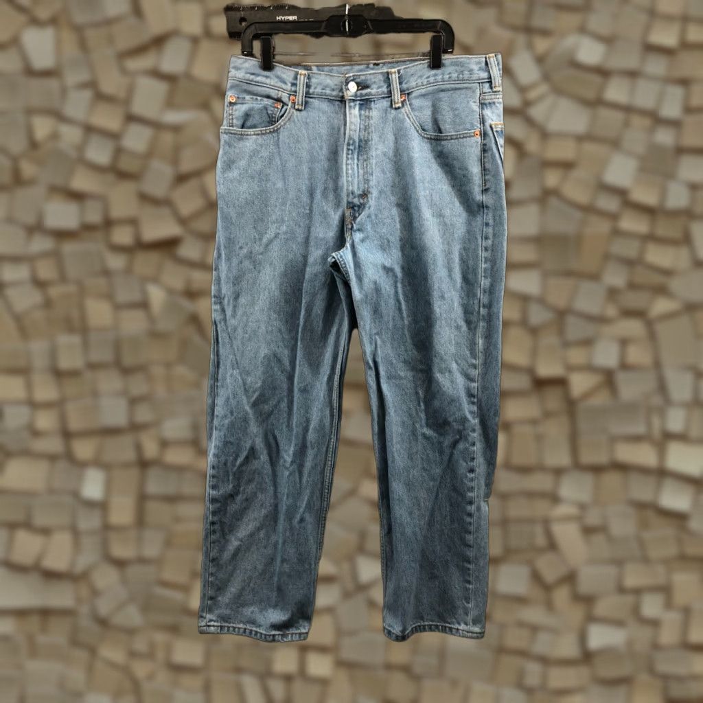Levi's Levi's 550 Jeans - 36x30 - Regular Slim Straight | Levi's | Blue | Denim | Men's Jeans Size US 36 / EU 52 - 1 Thumbnail