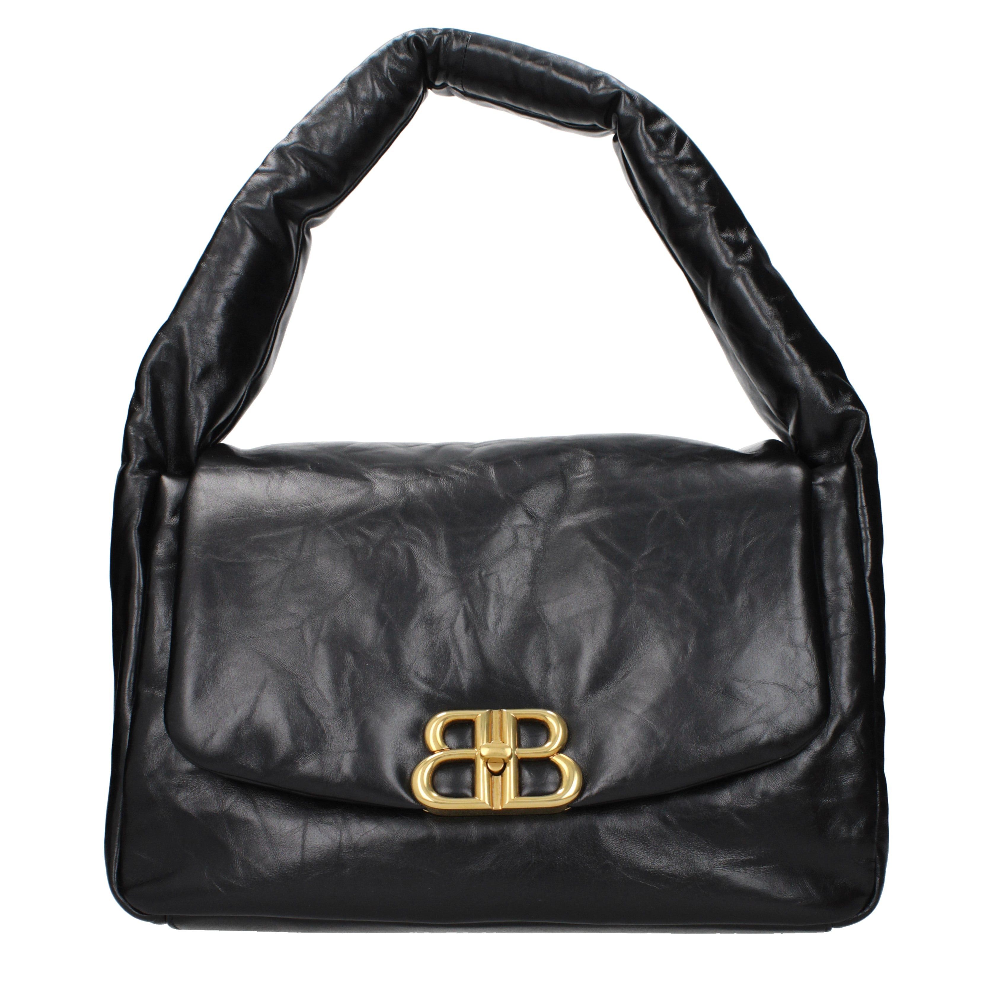 Balenciaga Balenciaga Handbags Women Leather Black Size ONE SIZE - 1 Thumbnail
